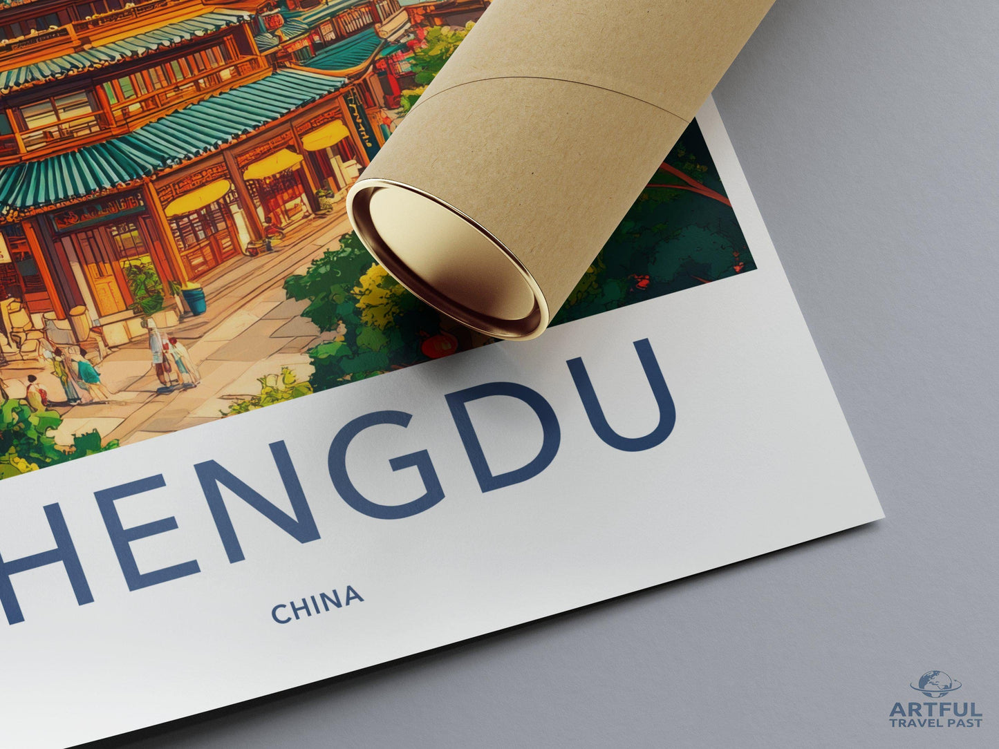 Chengdu Poster - China Wall Art