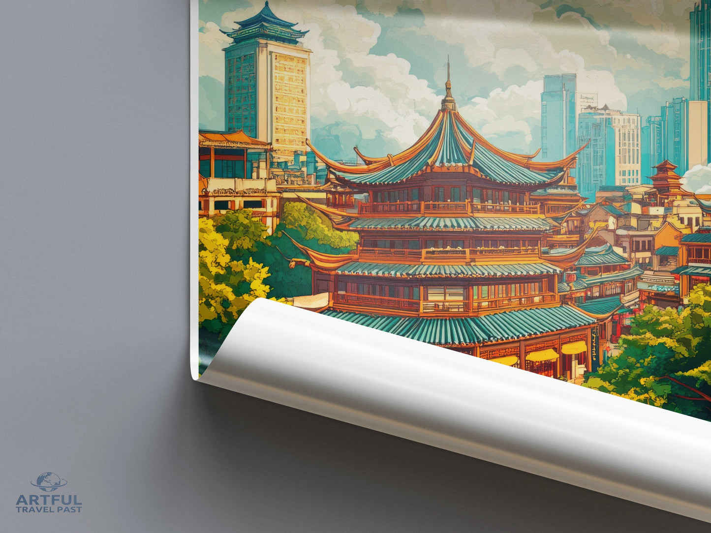 Chengdu Poster - China Wall Art