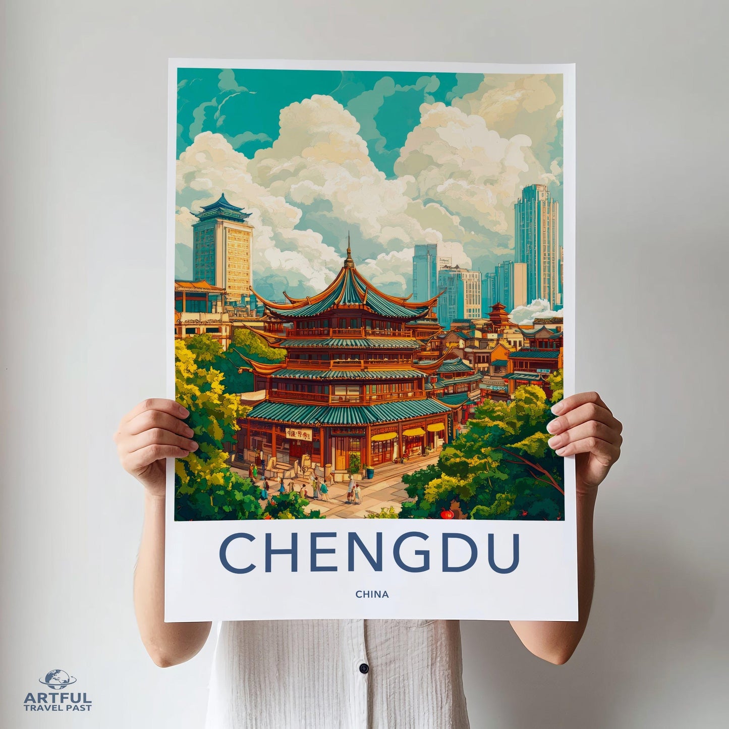 Chengdu Poster - China Wall Art