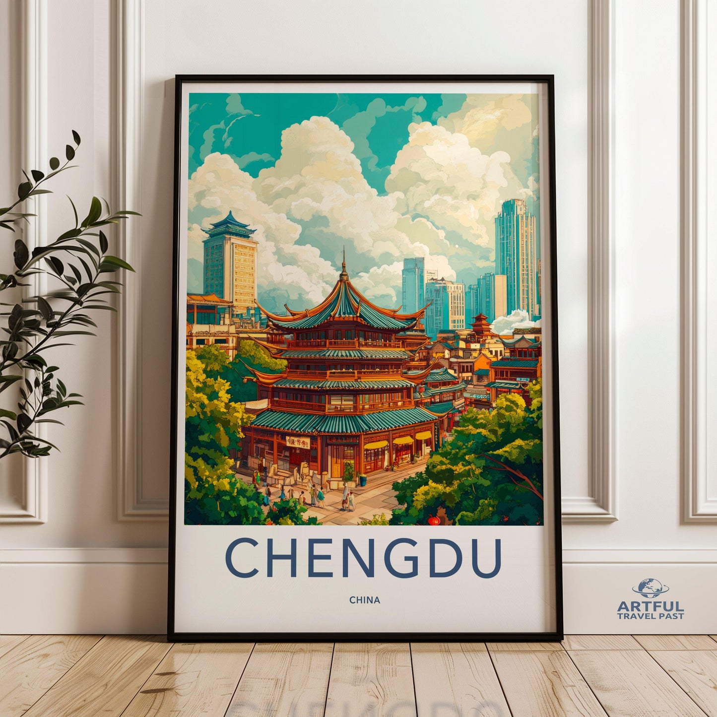 Chengdu Poster - China Wall Art