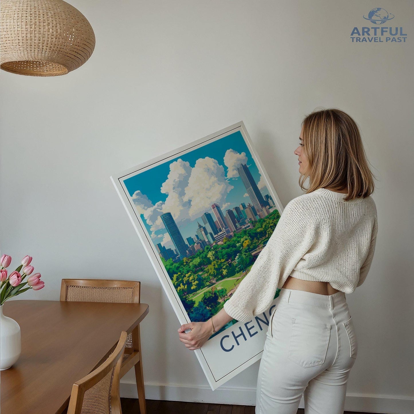 Chengdu Poster | China Wall Art | Asia Decor