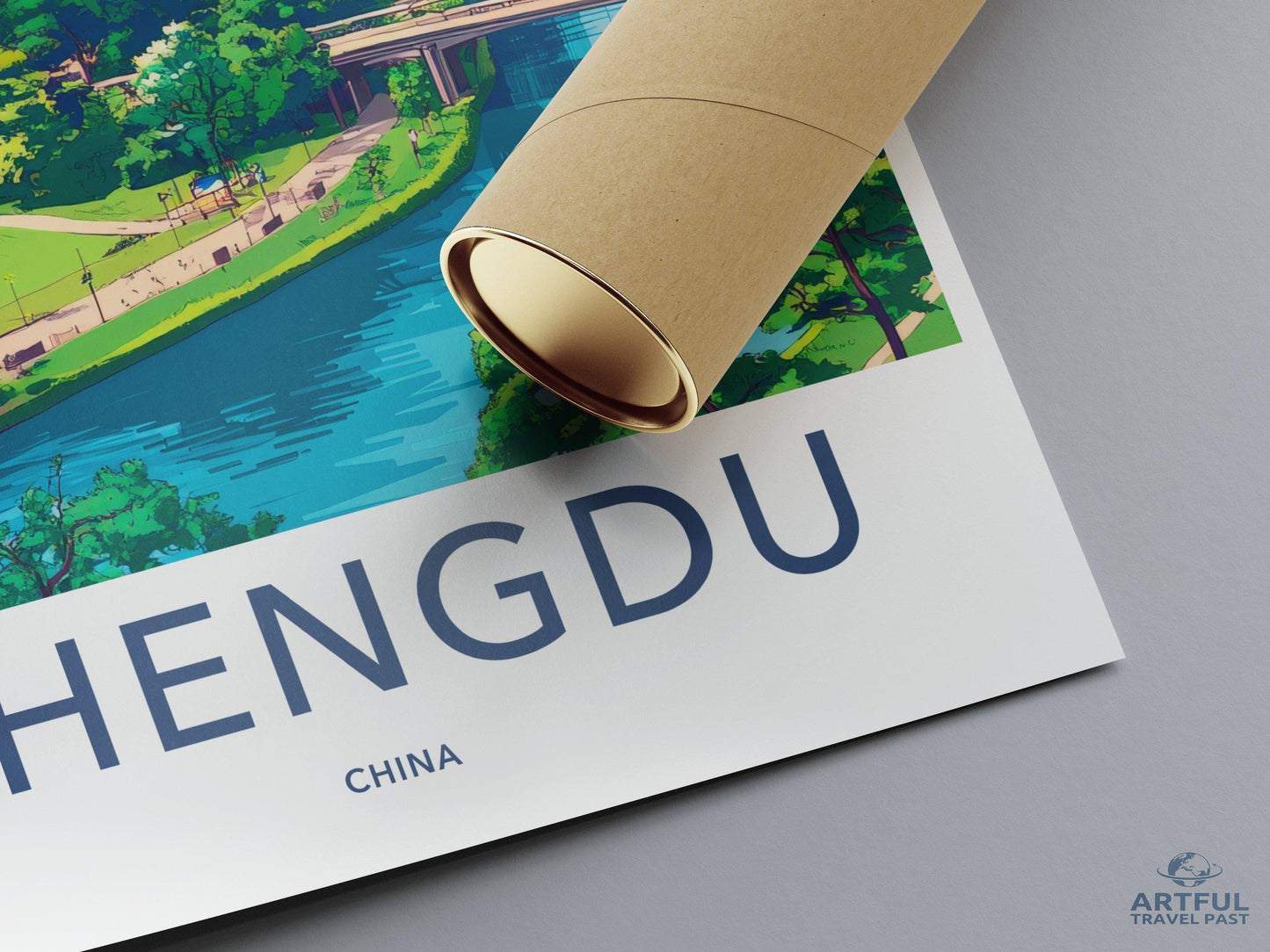 Chengdu Poster | China Wall Art | Asia Decor