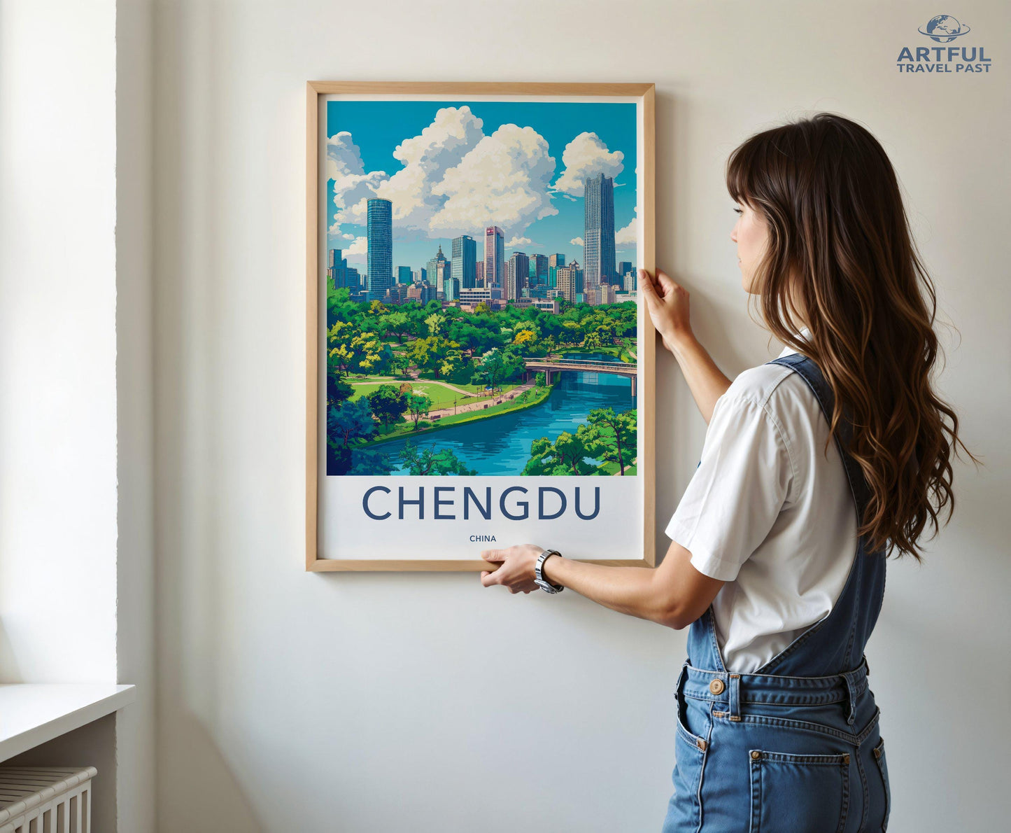 Chengdu Poster | China Wall Art | Asia Decor