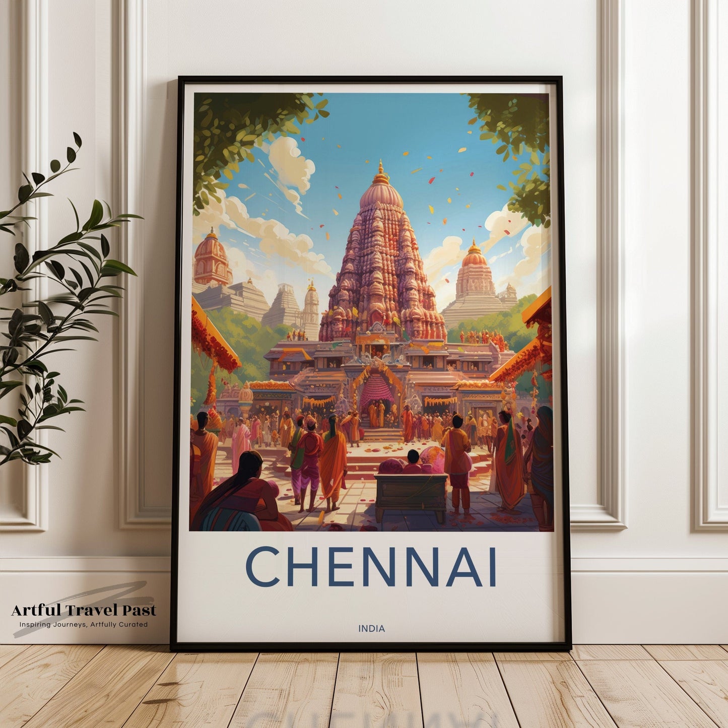 Chennai Poster | India Wall Art | South Asia Decor