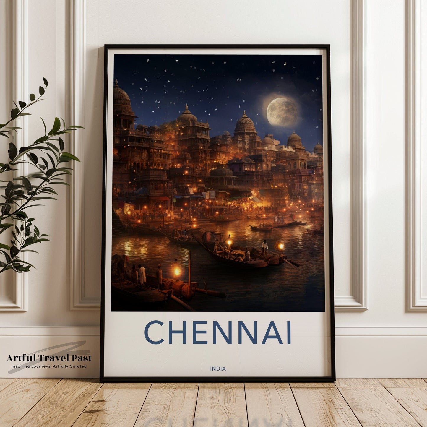 Chennai Poster | Tamil Nadu Wall Art | India Decor