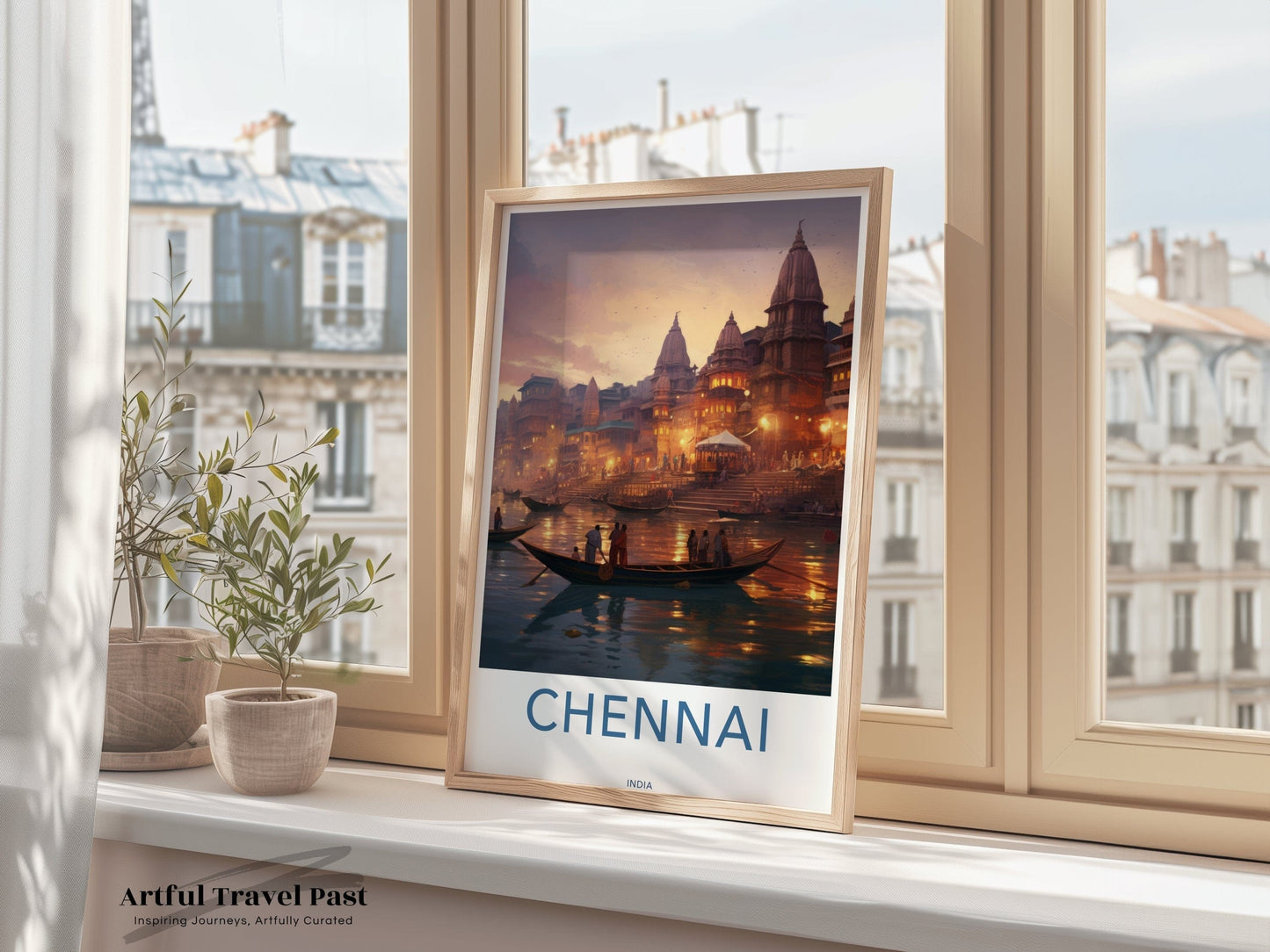 Chennai Poster | Tamil Nadu Wall Art | India Decor