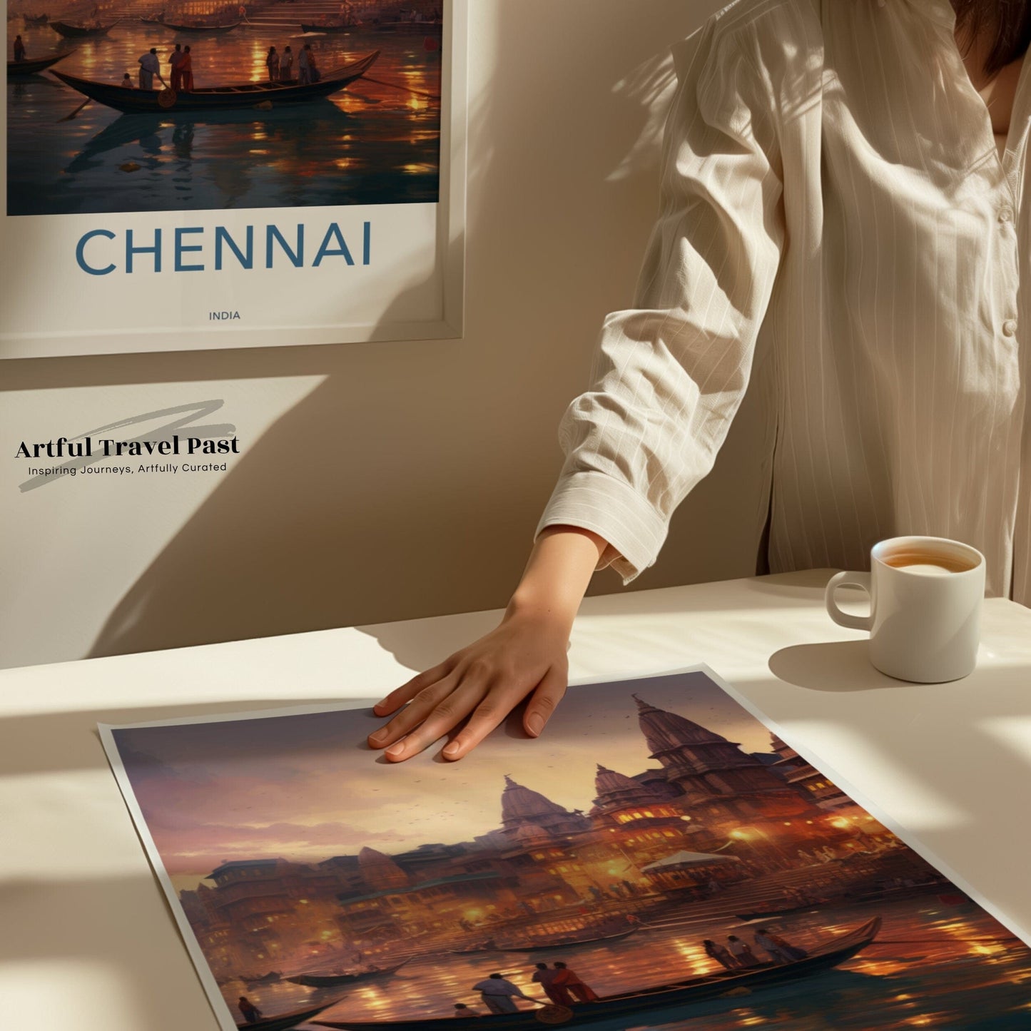 Chennai Poster | Tamil Nadu Wall Art | India Decor
