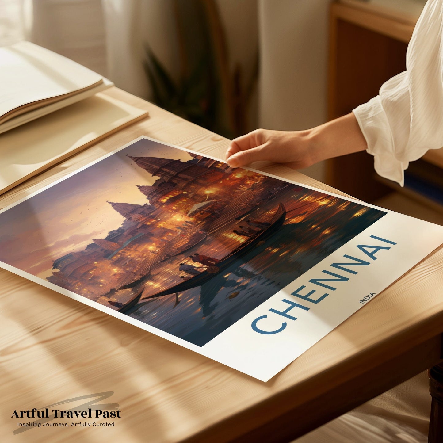 Chennai Poster | Tamil Nadu Wall Art | India Decor