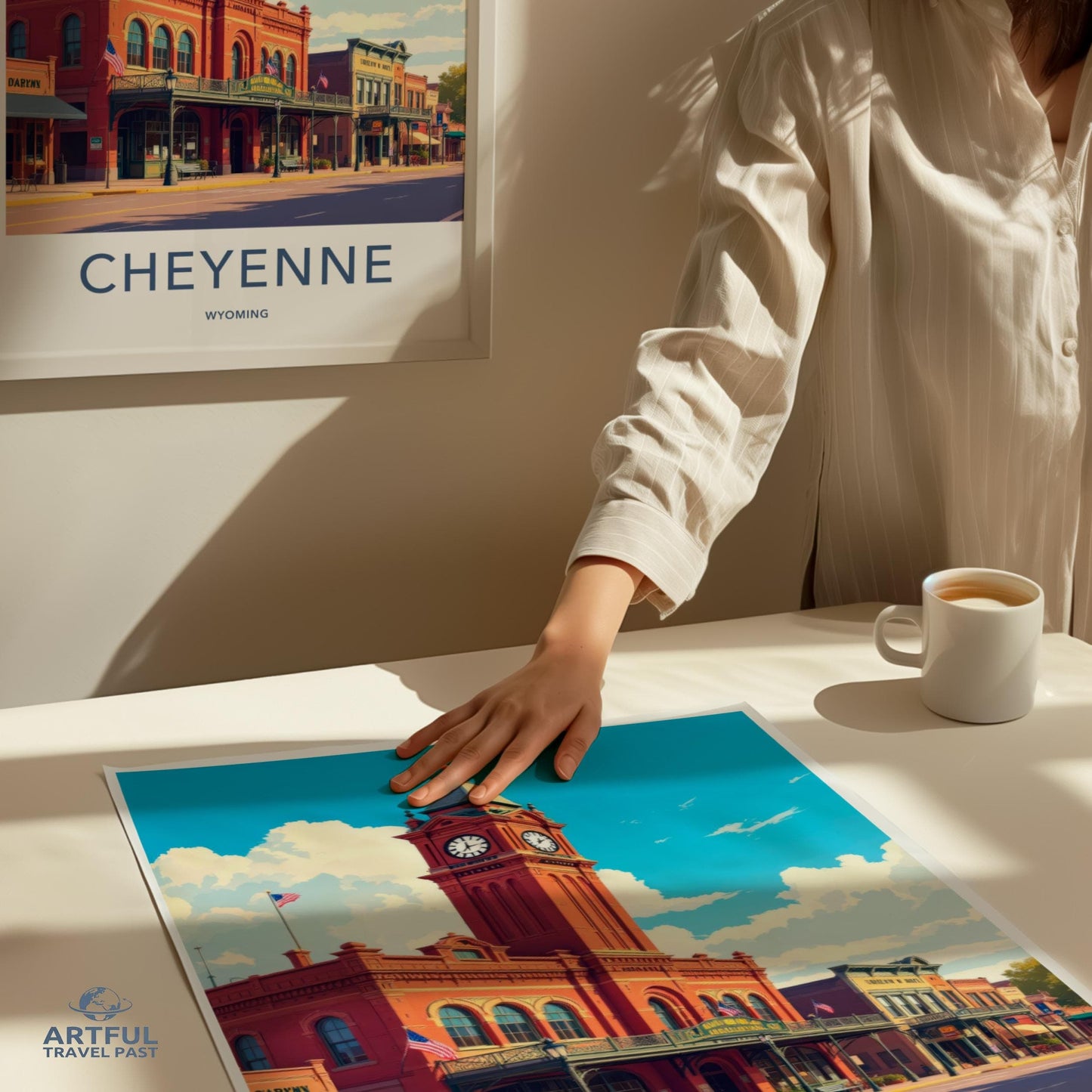 Cheyenne Poster - Wyoming Wall Art
