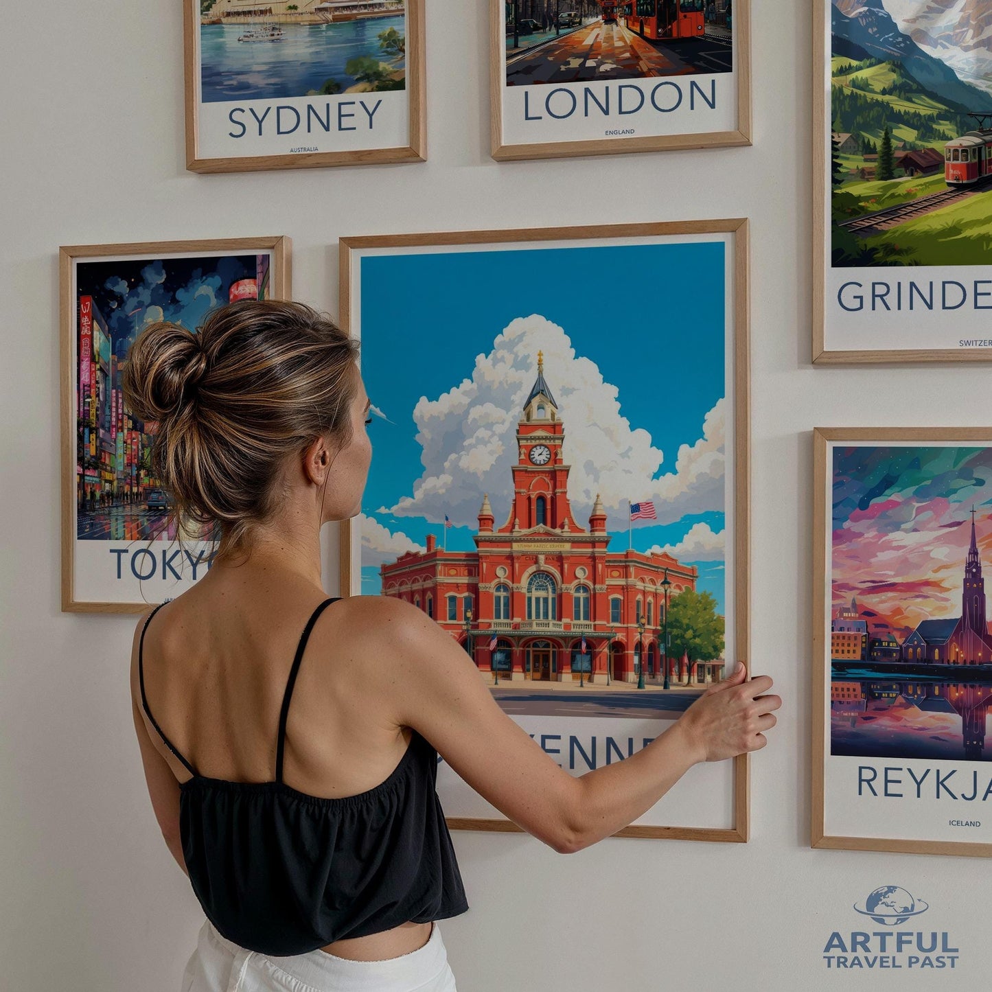 Cheyenne Poster - Wyoming Wall Art