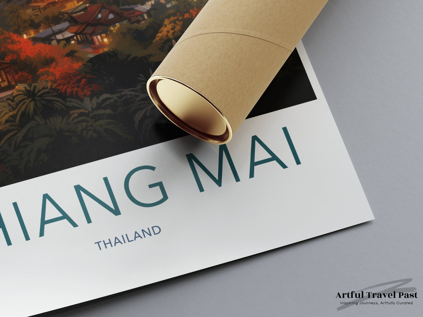 Chiang Mai Poster | Thailand Wall Art | Asia Decor
