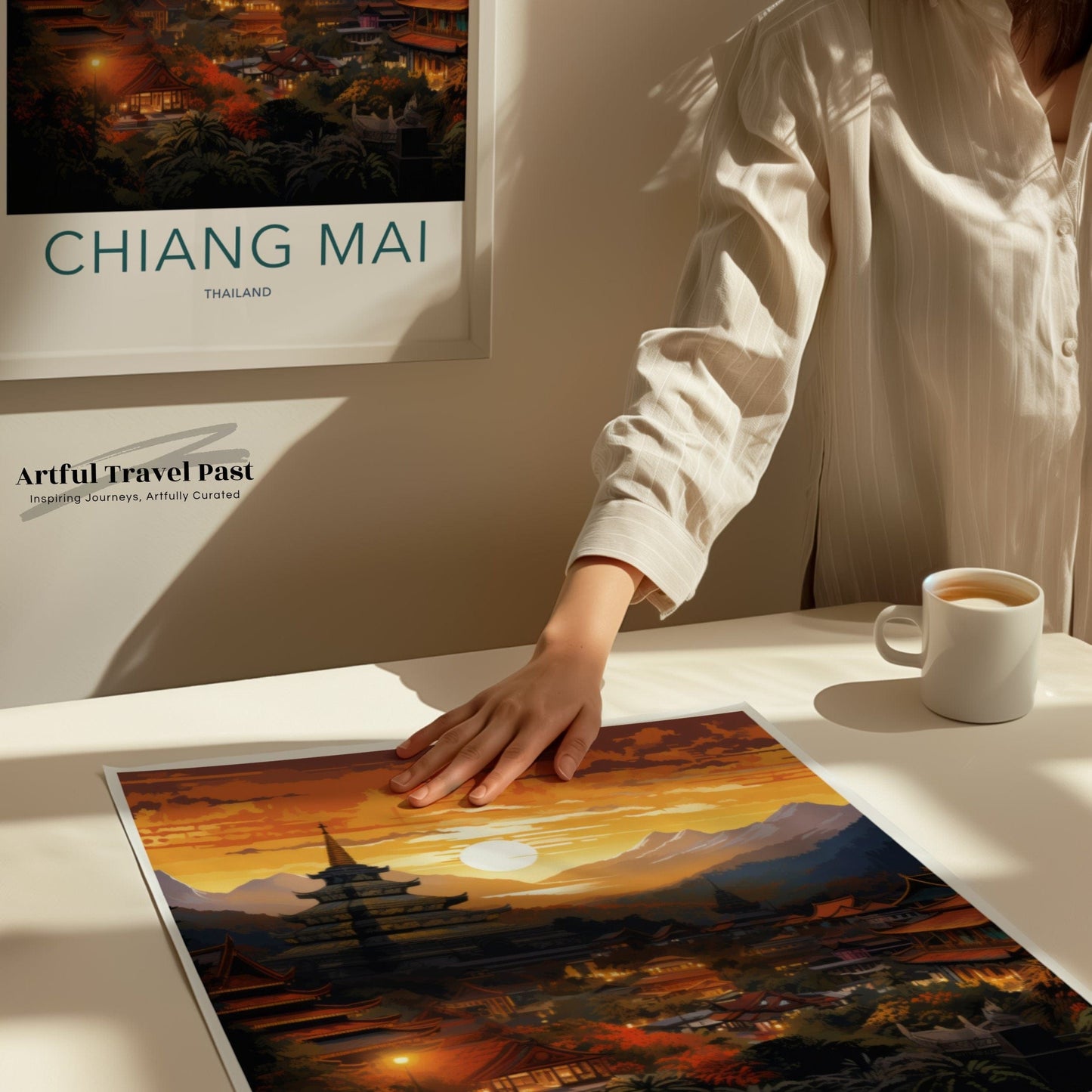 Chiang Mai Poster | Thailand Wall Art | Asia Decor