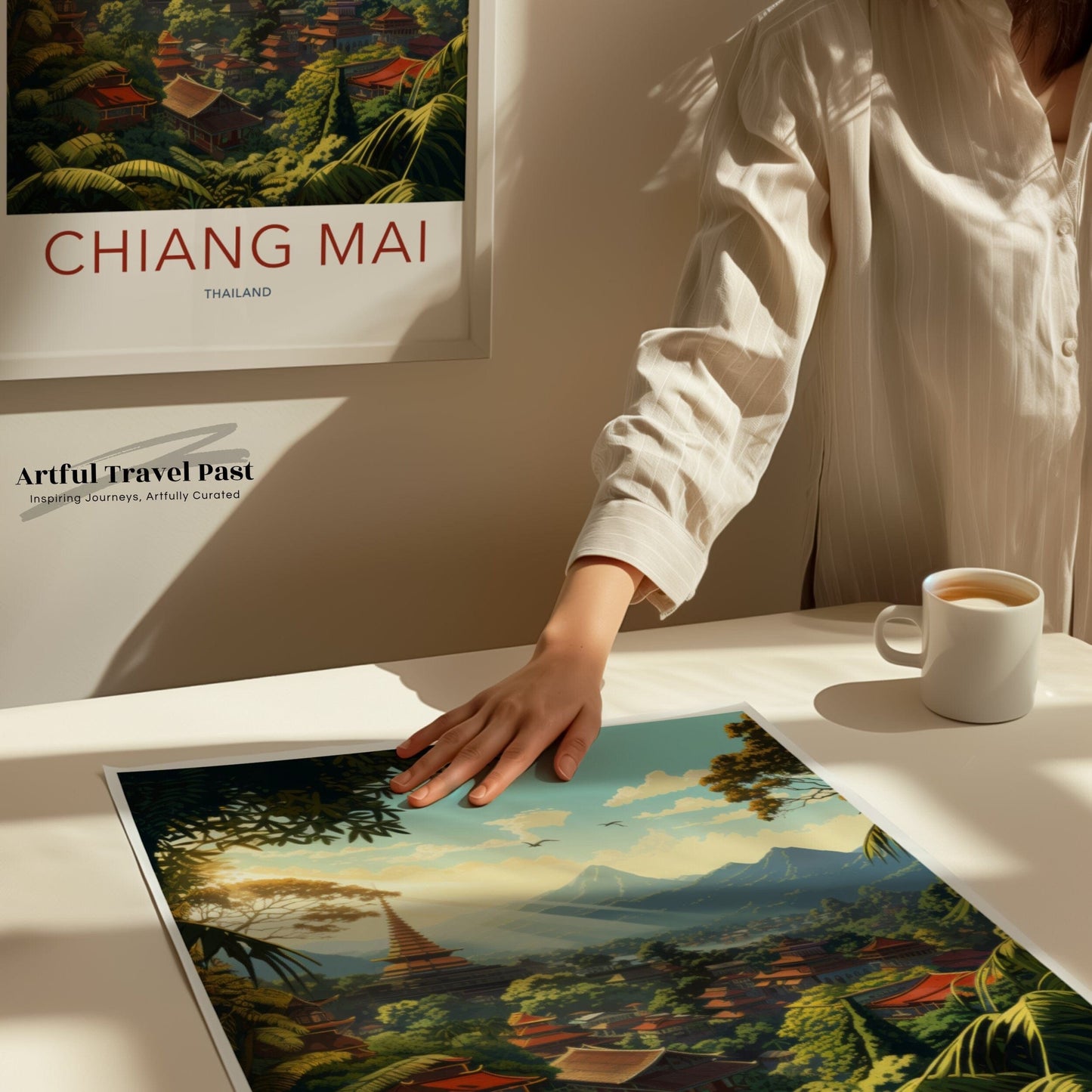Chiang Mai Poster | Thailand Wall Art | Asia Decor