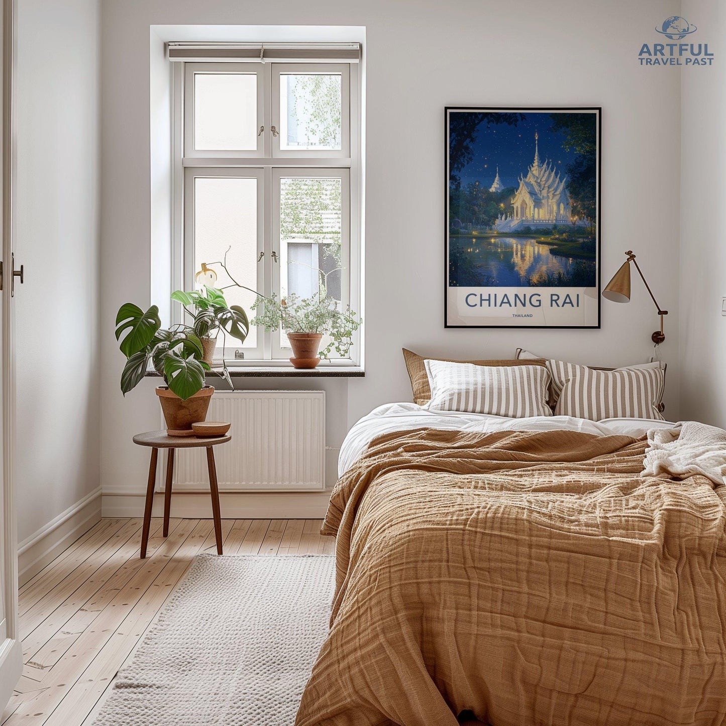 Chiang Rai Temple Poster | Thailand Wall Art | Asia Decor