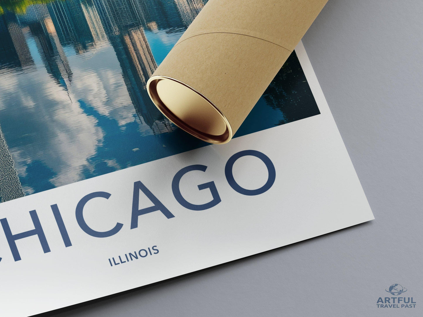Chicago Poster | Illinois Wall Art | America Decor