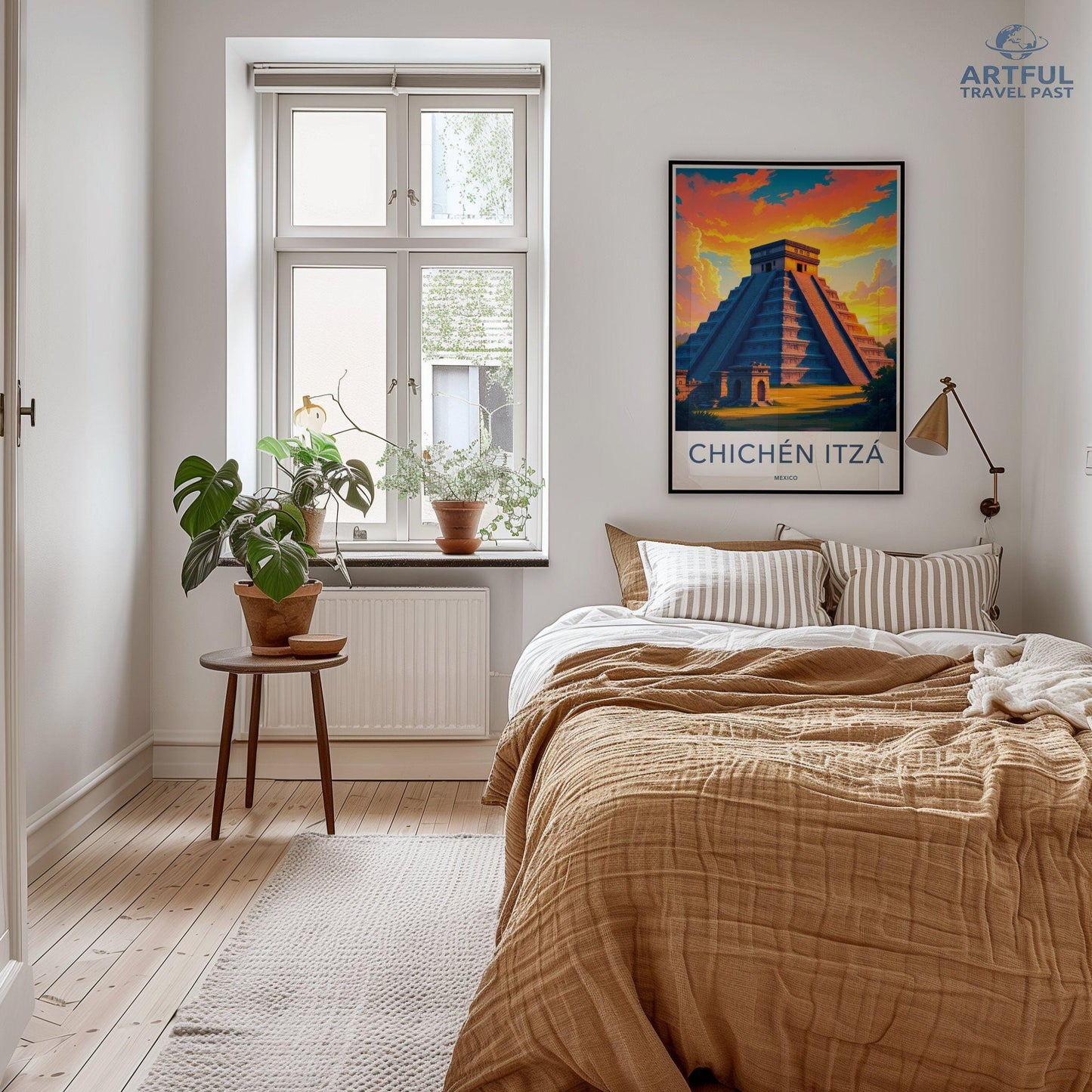 Chichen Itza Poster | Mayan Pyramid | Mexico Wall Art