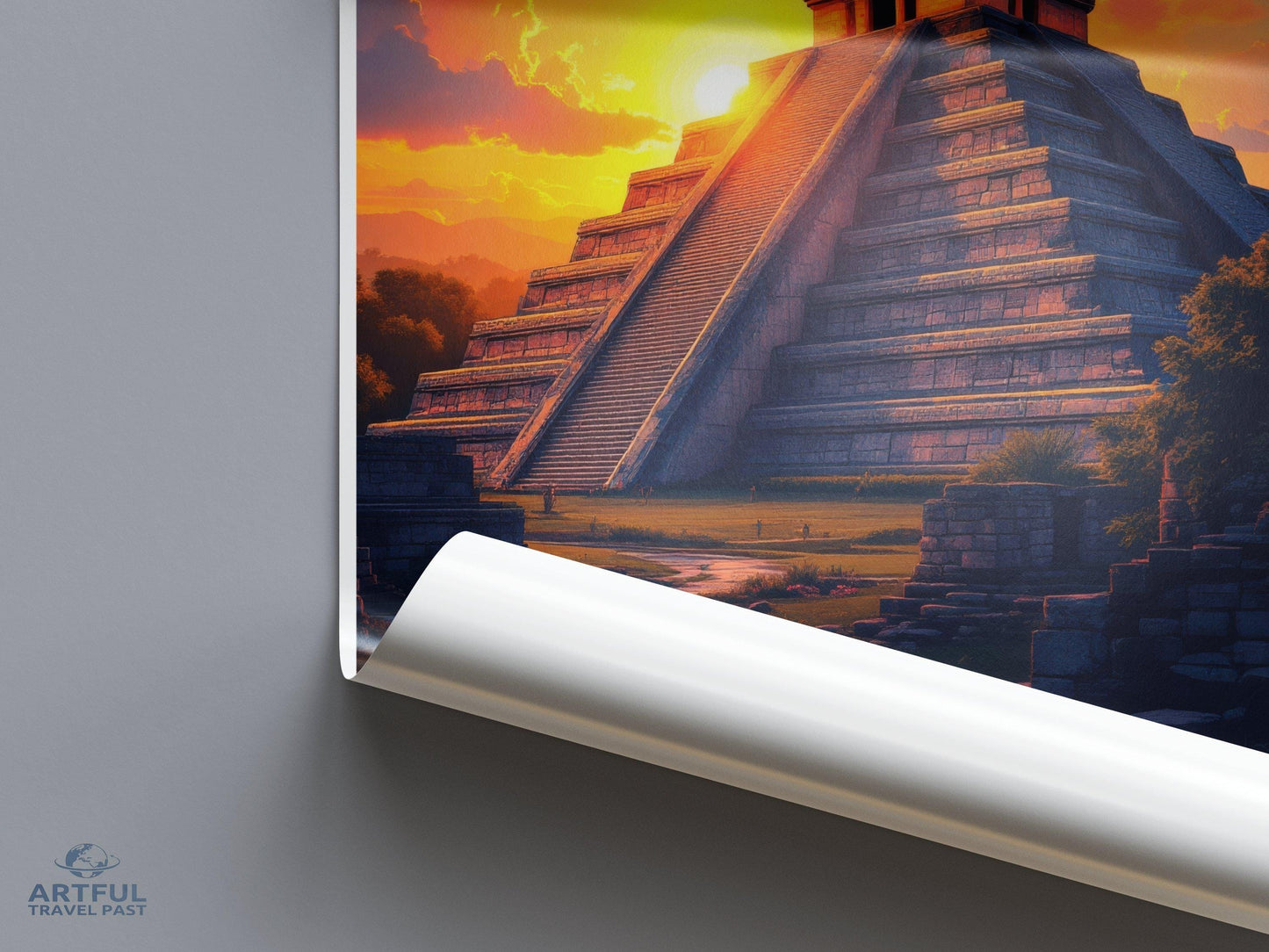 Chichen Itza Poster - Mexico Wall Art