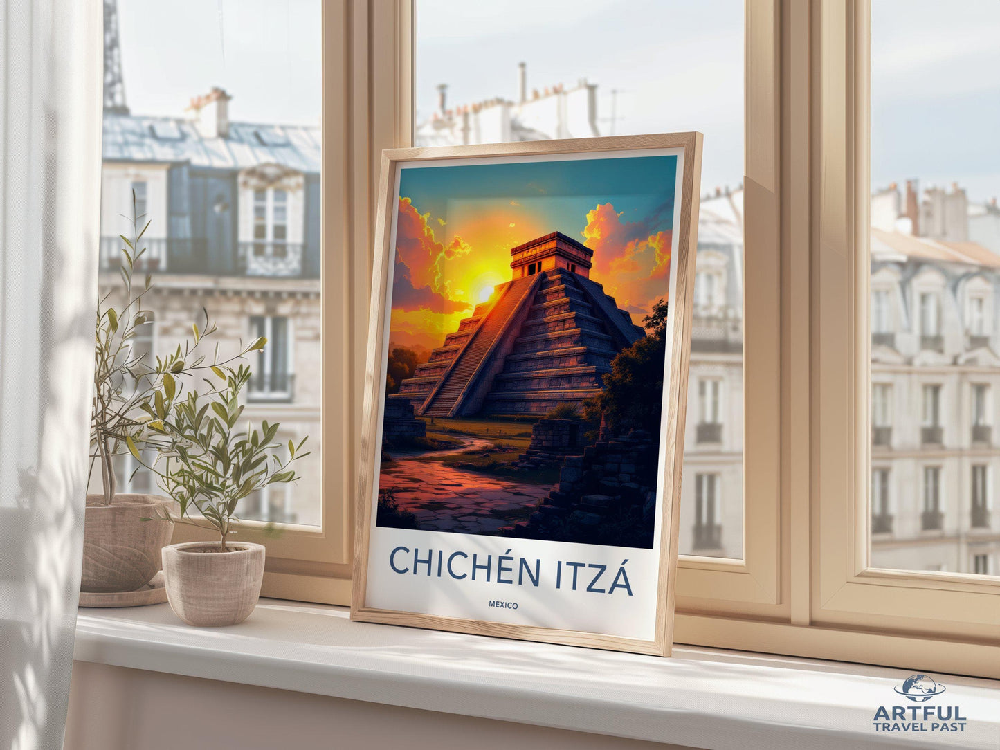 Chichen Itza Poster - Mexico Wall Art