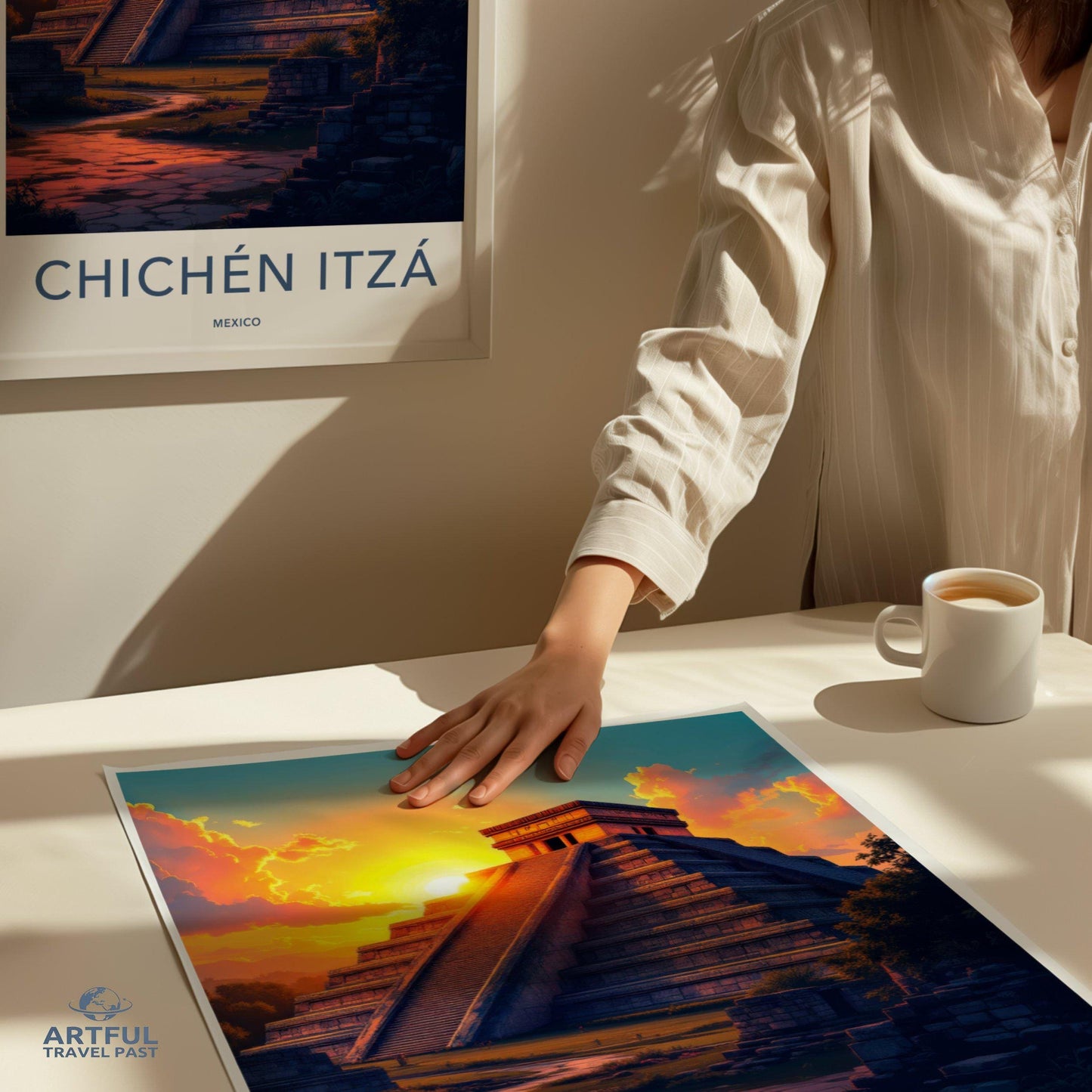 Chichen Itza Poster - Mexico Wall Art