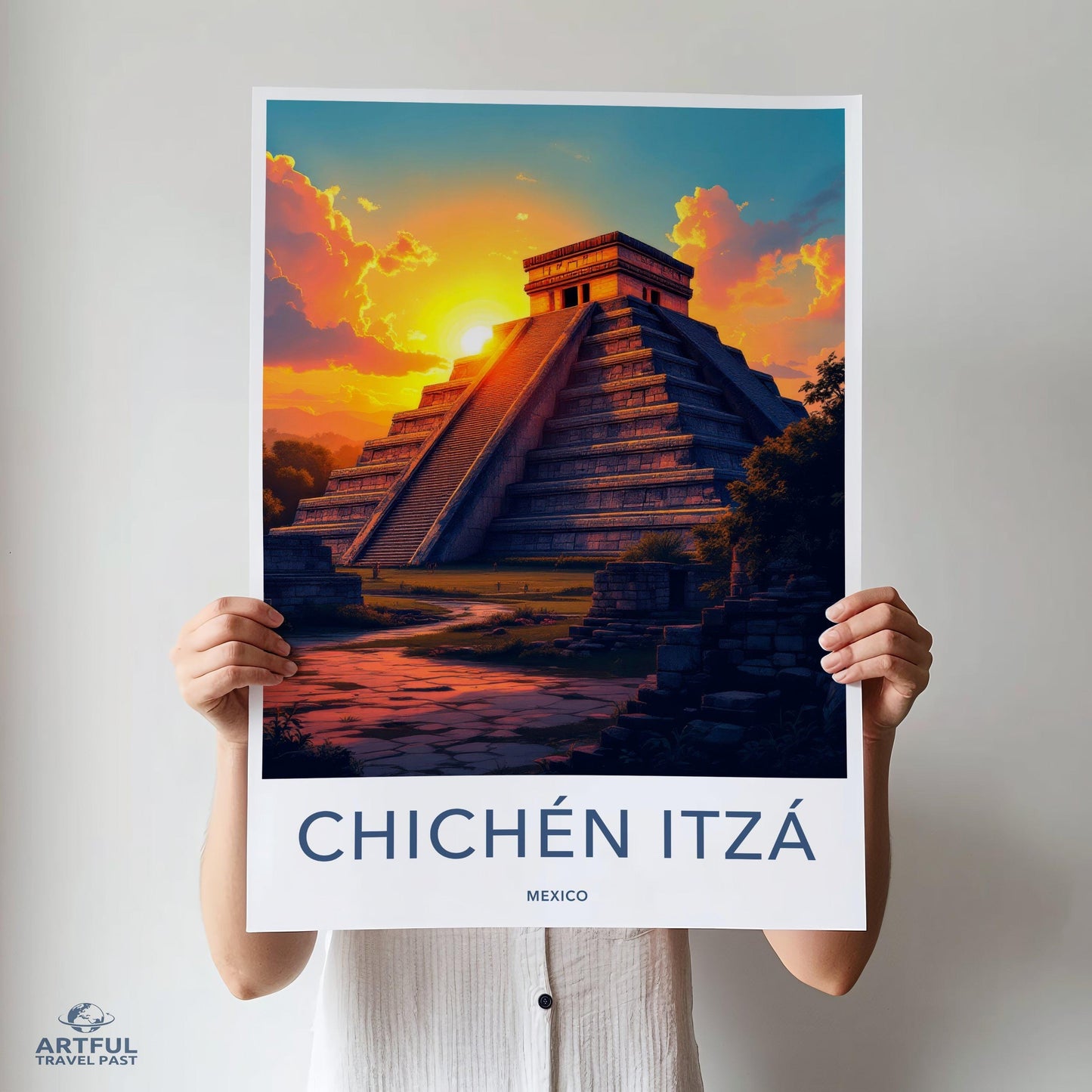 Chichen Itza Poster - Mexico Wall Art