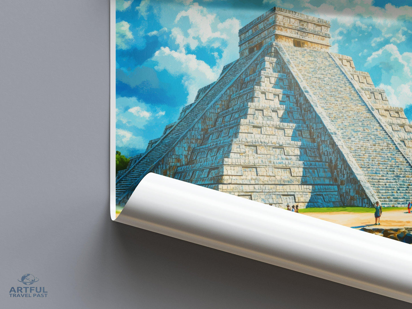 Chichen Itza Poster - Mexico Wall Art