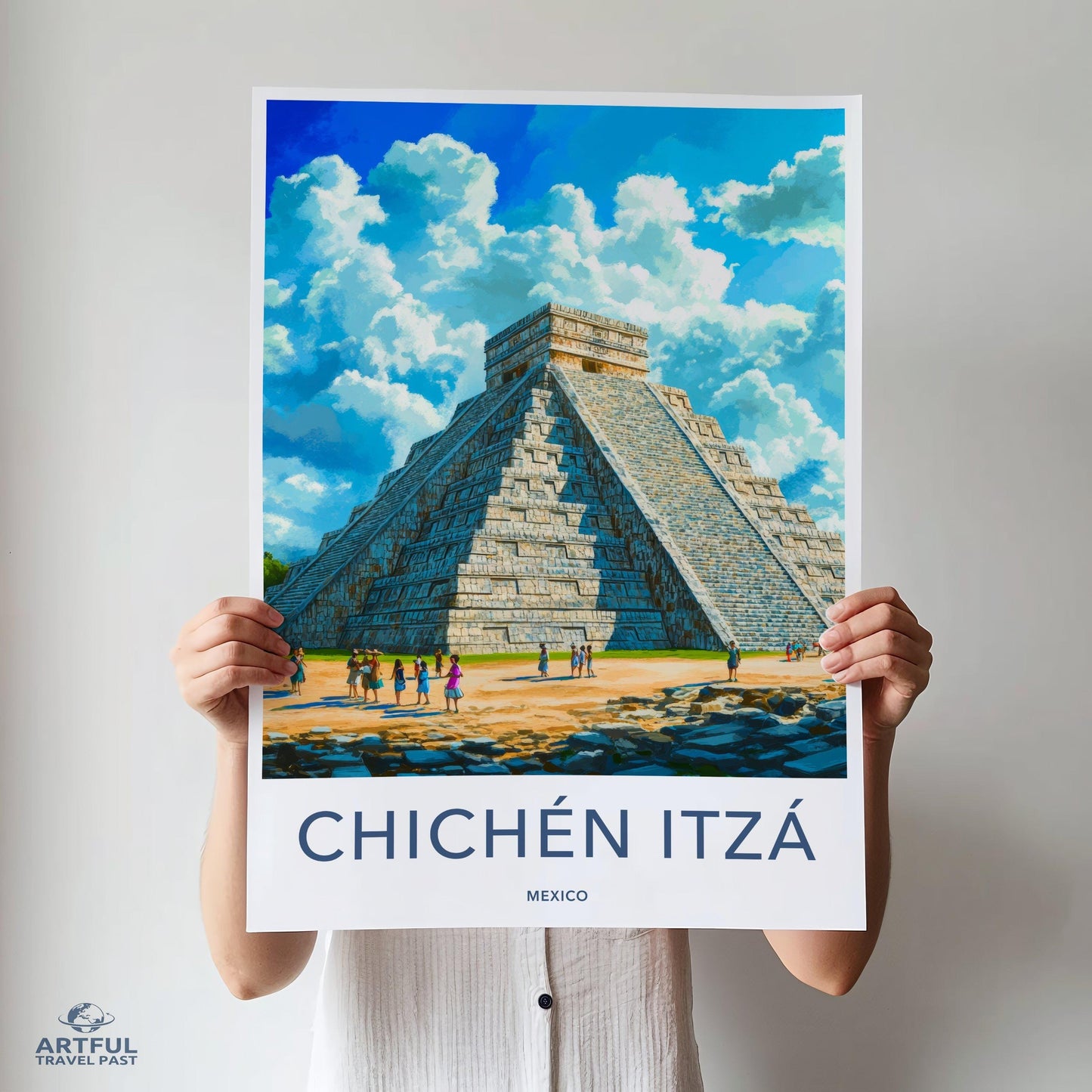 Chichen Itza Poster - Mexico Wall Art