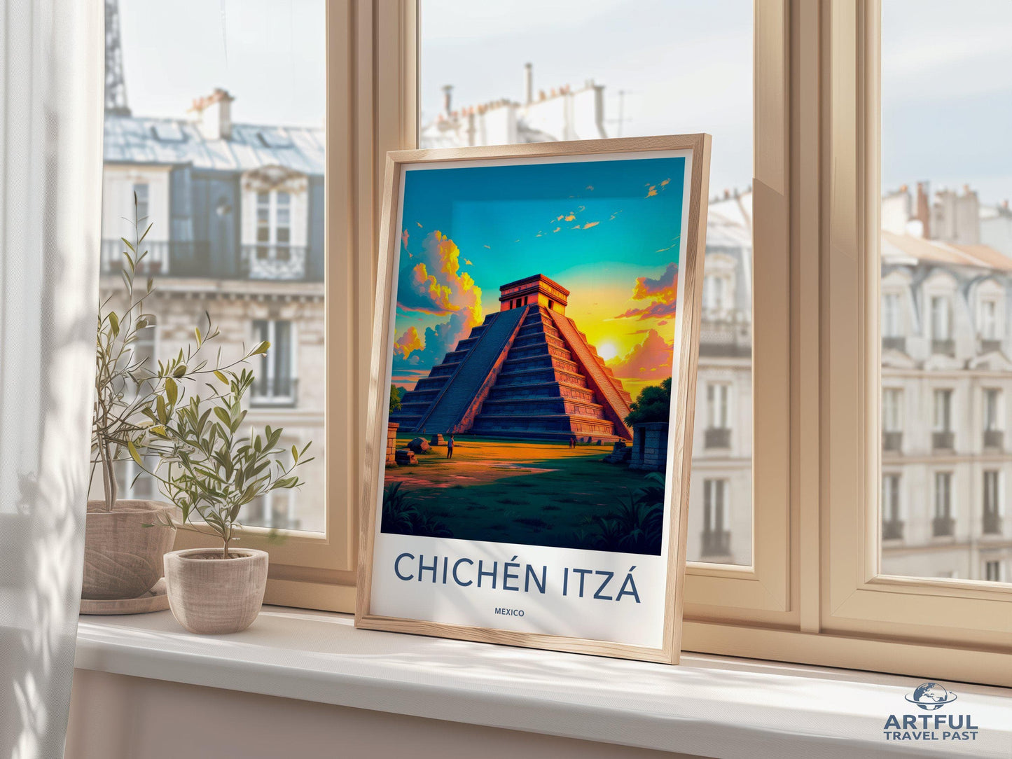 Chichen Itza Poster - Mexico Wall Art