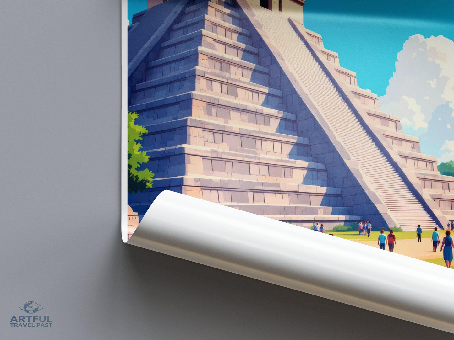 Chichen Itza Poster - Mexico Wall Art