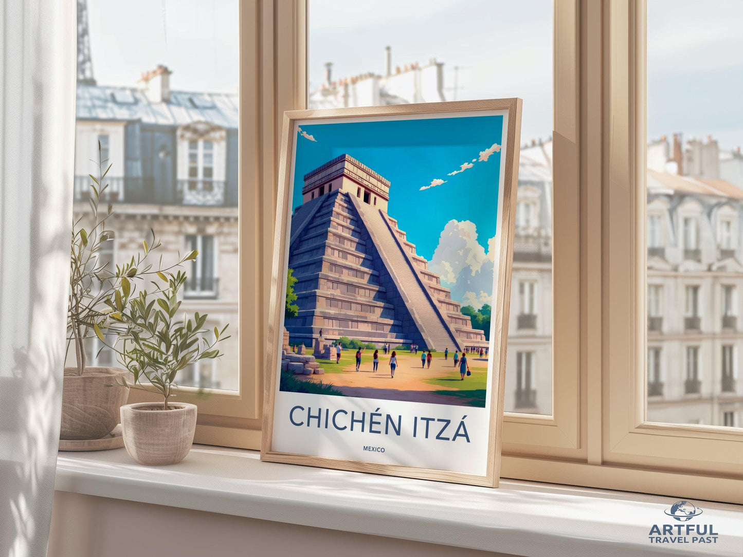 Chichen Itza Poster - Mexico Wall Art