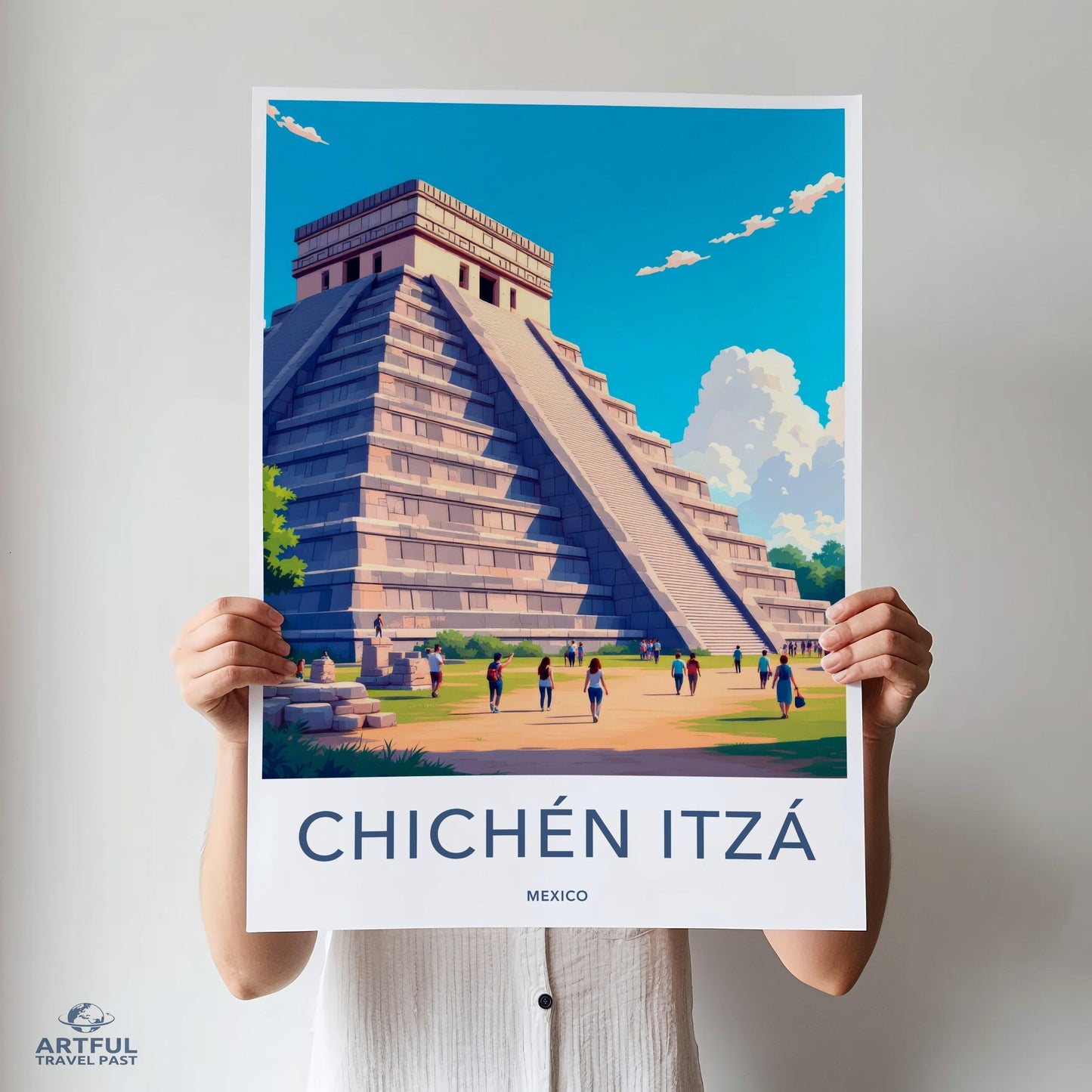Chichen Itza Poster - Mexico Wall Art