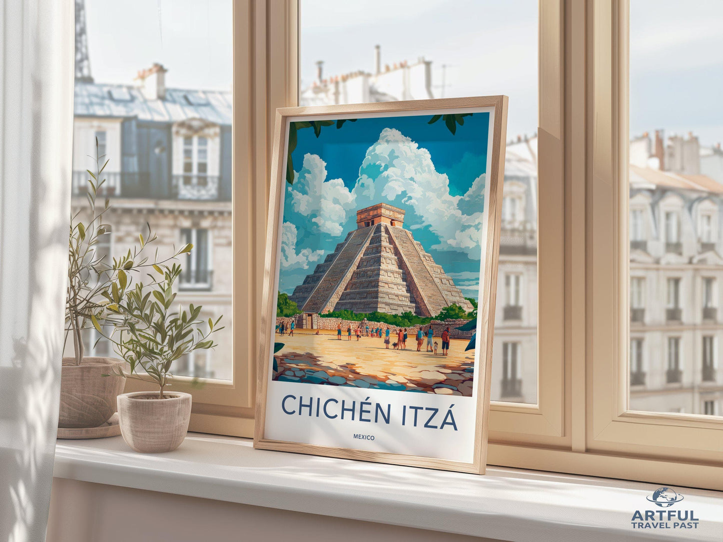 Chichen Itza Poster - Mexico Wall Art