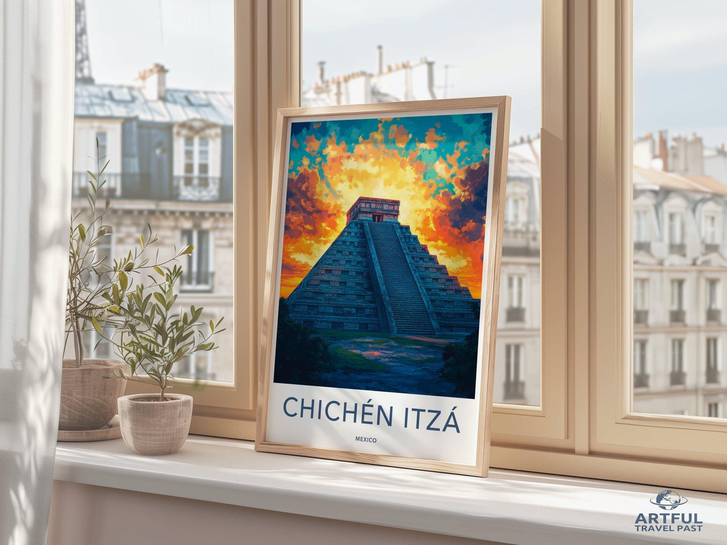 Chichen Itza Poster - Mexico Wall Art