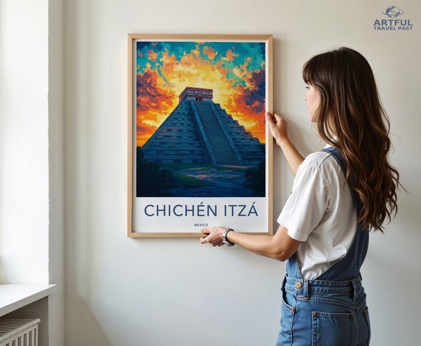 Chichen Itza Poster - Mexico Wall Art