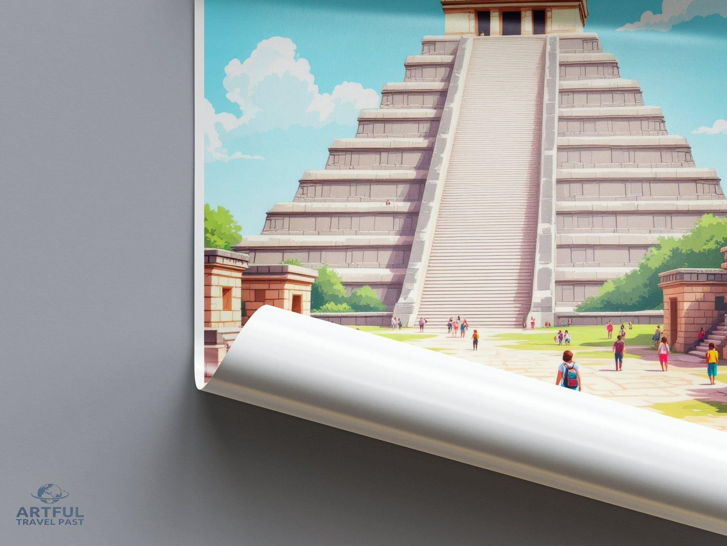 Chichen Itza Poster - Mexico Wall Art