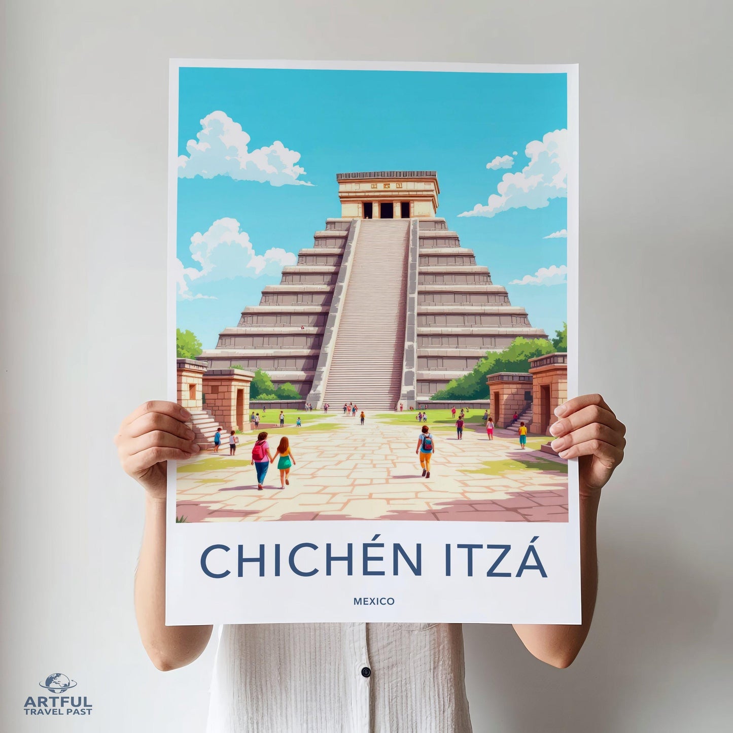 Chichen Itza Poster - Mexico Wall Art