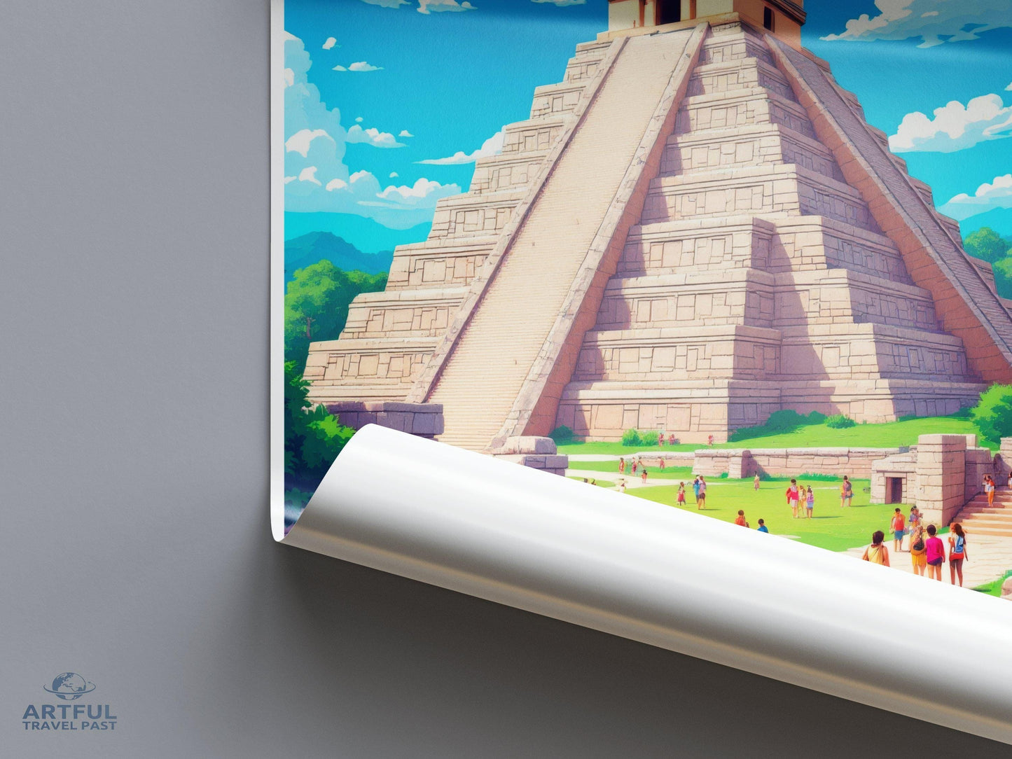 Chichen Itza Poster - Mexico Wall Art