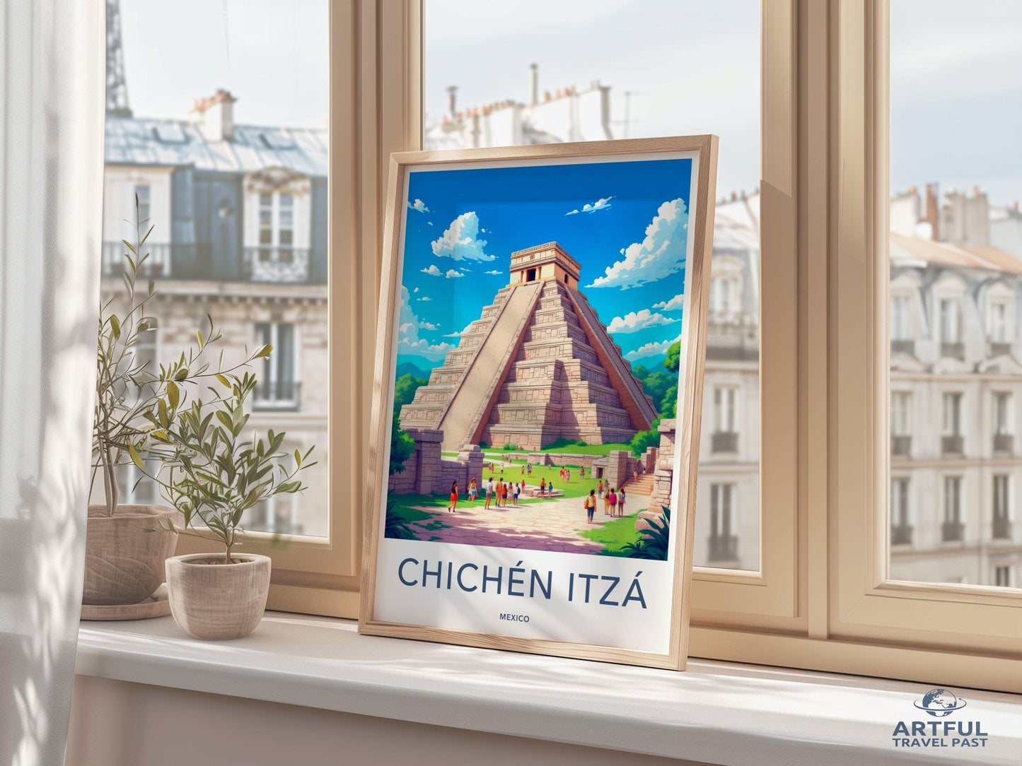 Chichen Itza Poster - Mexico Wall Art