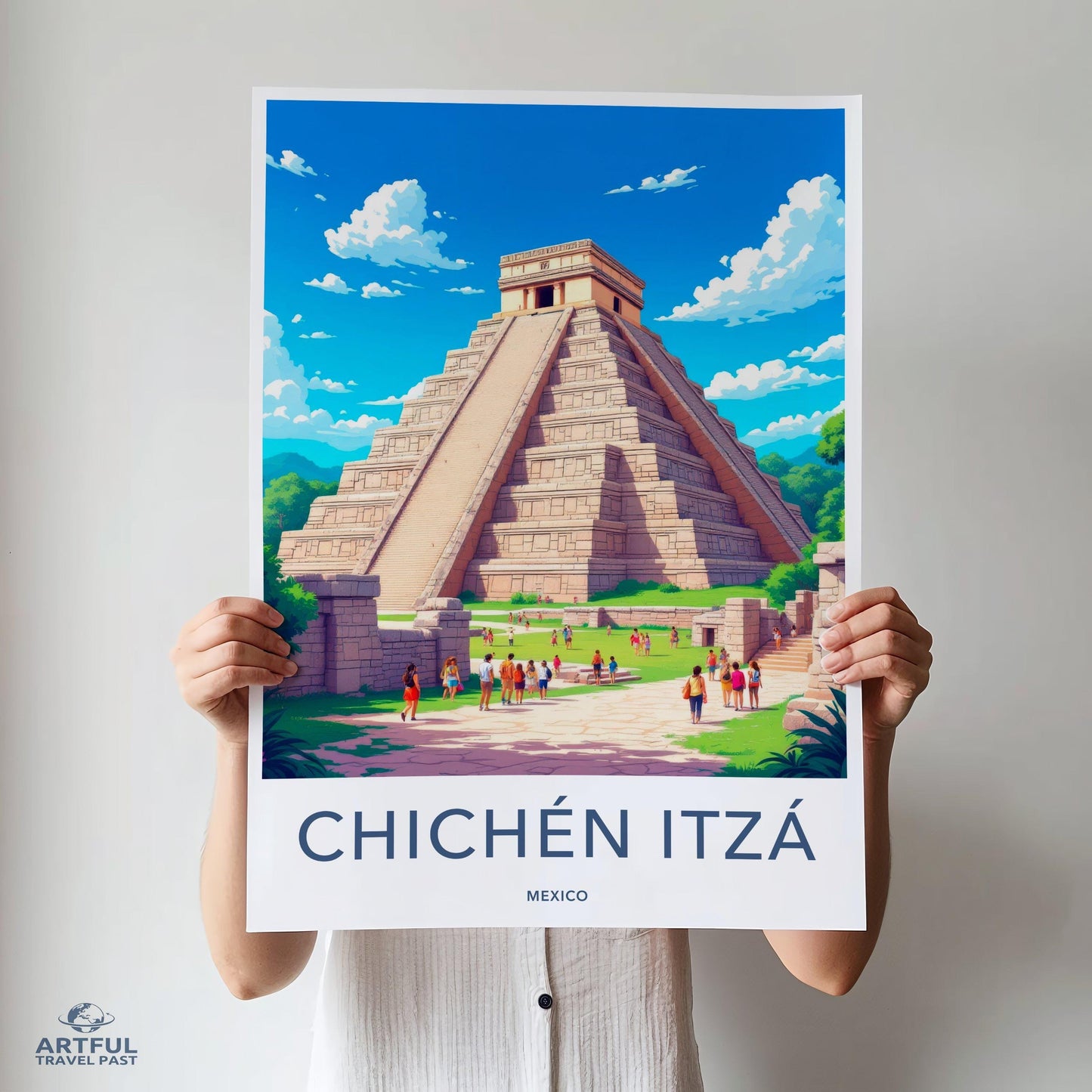Chichen Itza Poster - Mexico Wall Art