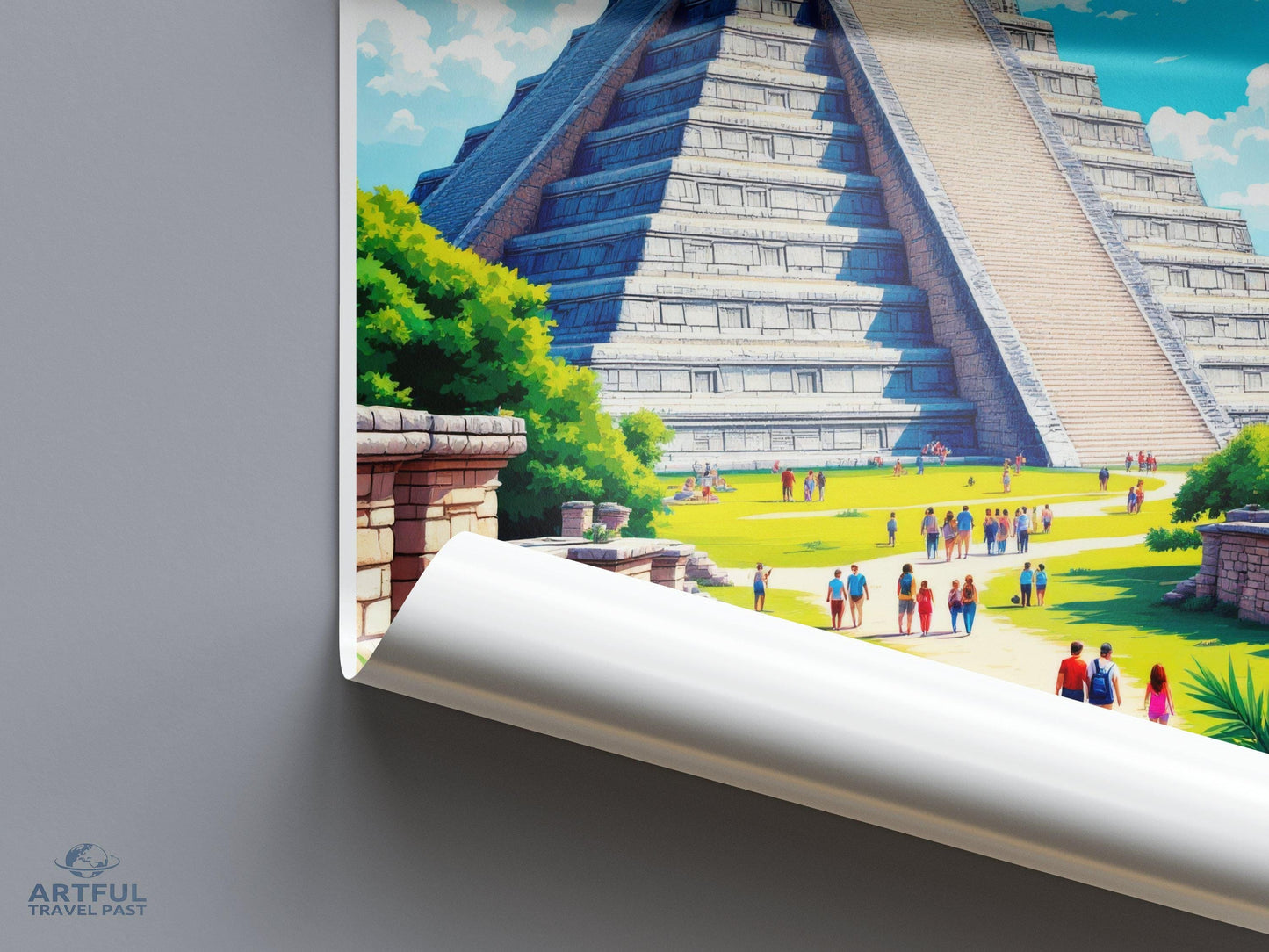 Chichen Itza Poster - Mexico Wall Art