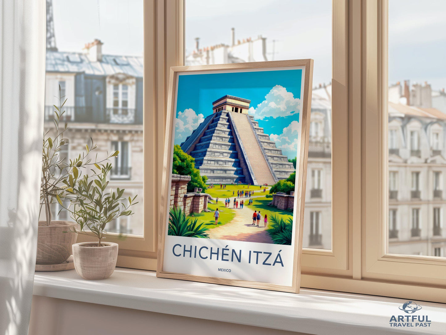 Chichen Itza Poster - Mexico Wall Art