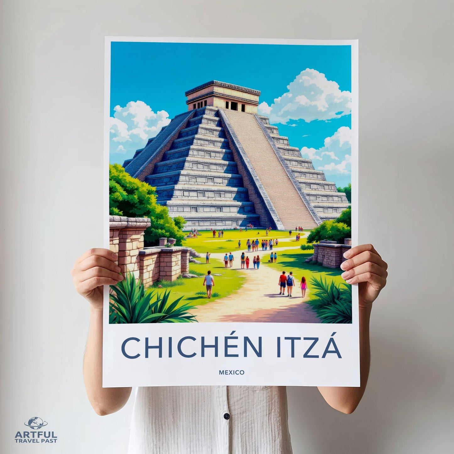Chichen Itza Poster - Mexico Wall Art