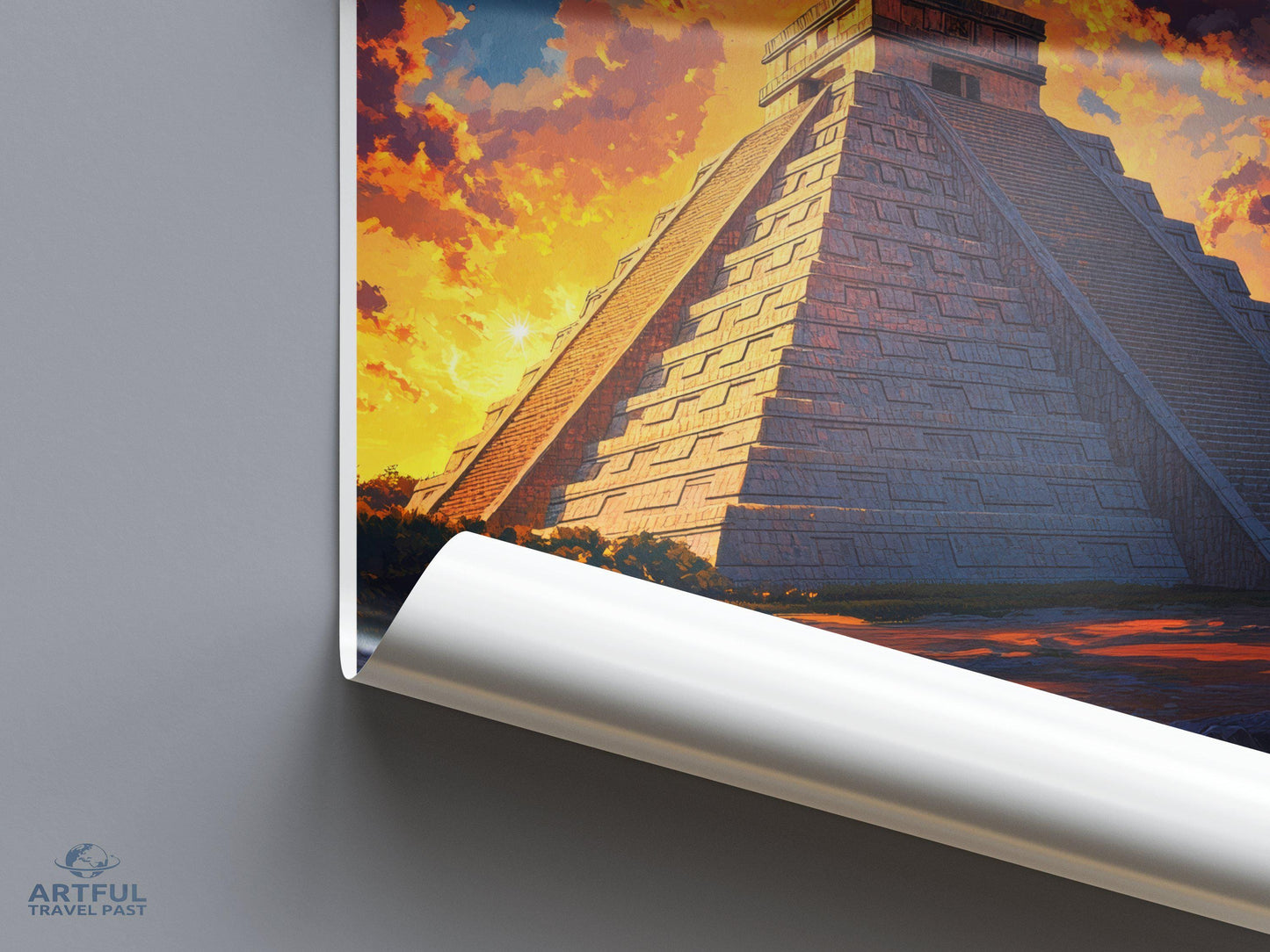 Chichen Itza Poster - Mexico Wall Art