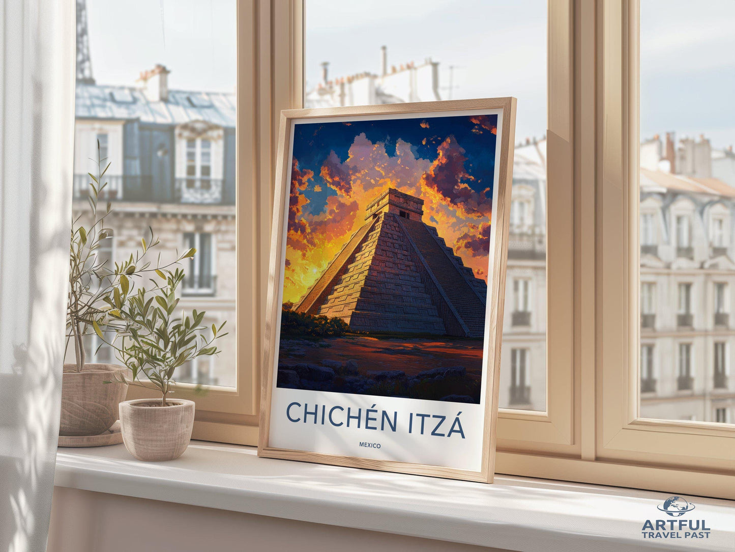 Chichen Itza Poster - Mexico Wall Art