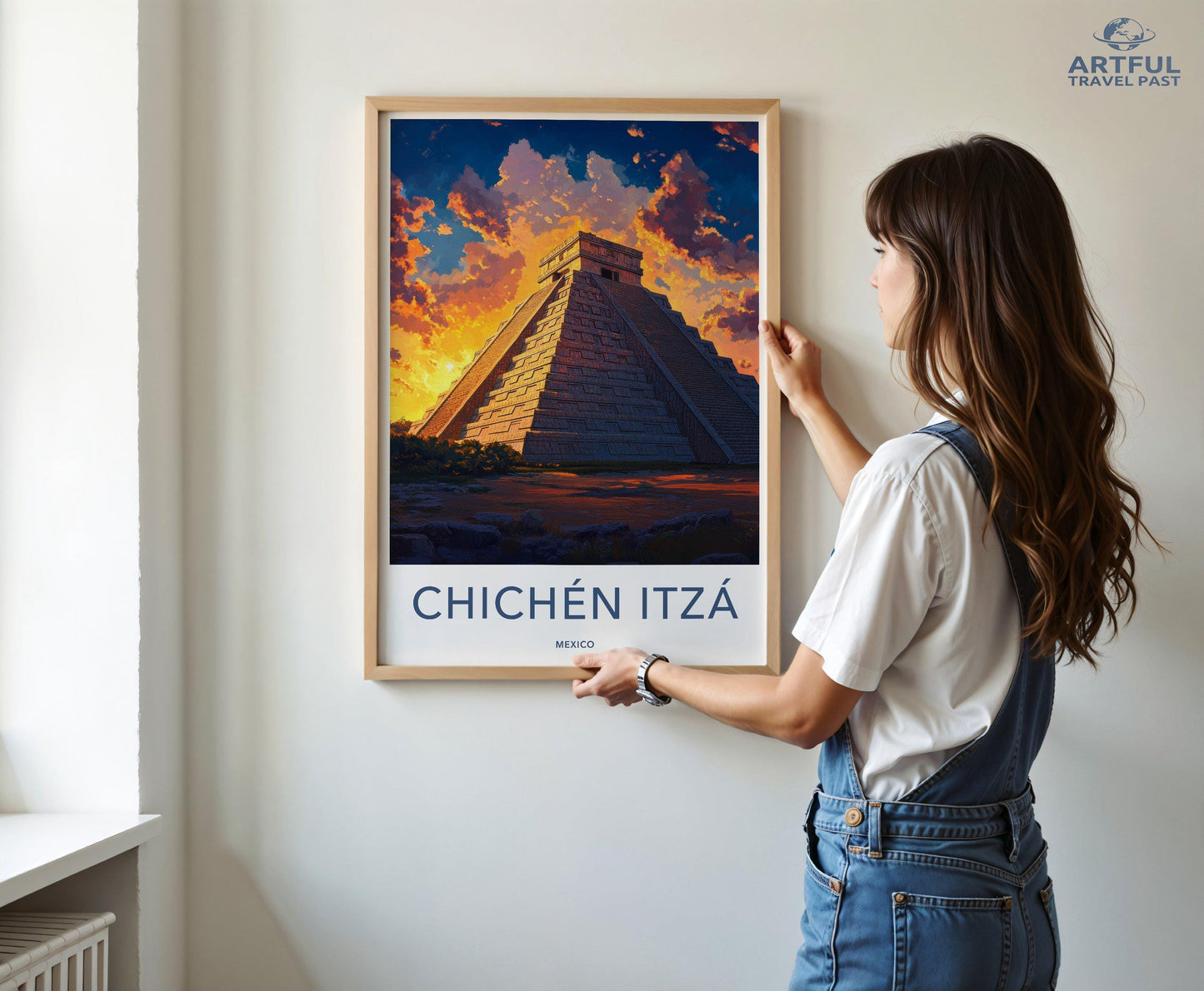 Chichen Itza Poster - Mexico Wall Art