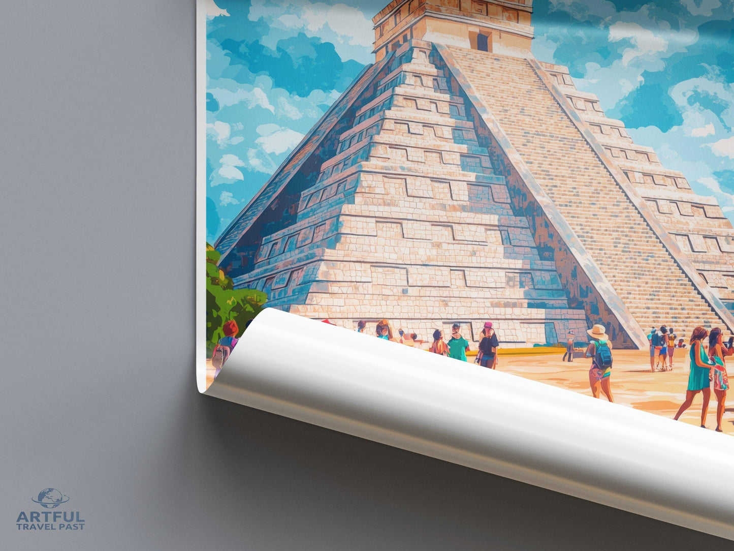 Chichen Itza Poster - Mexico Wall Art