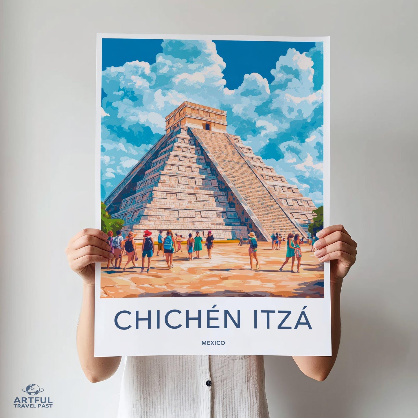 Chichen Itza Poster - Mexico Wall Art