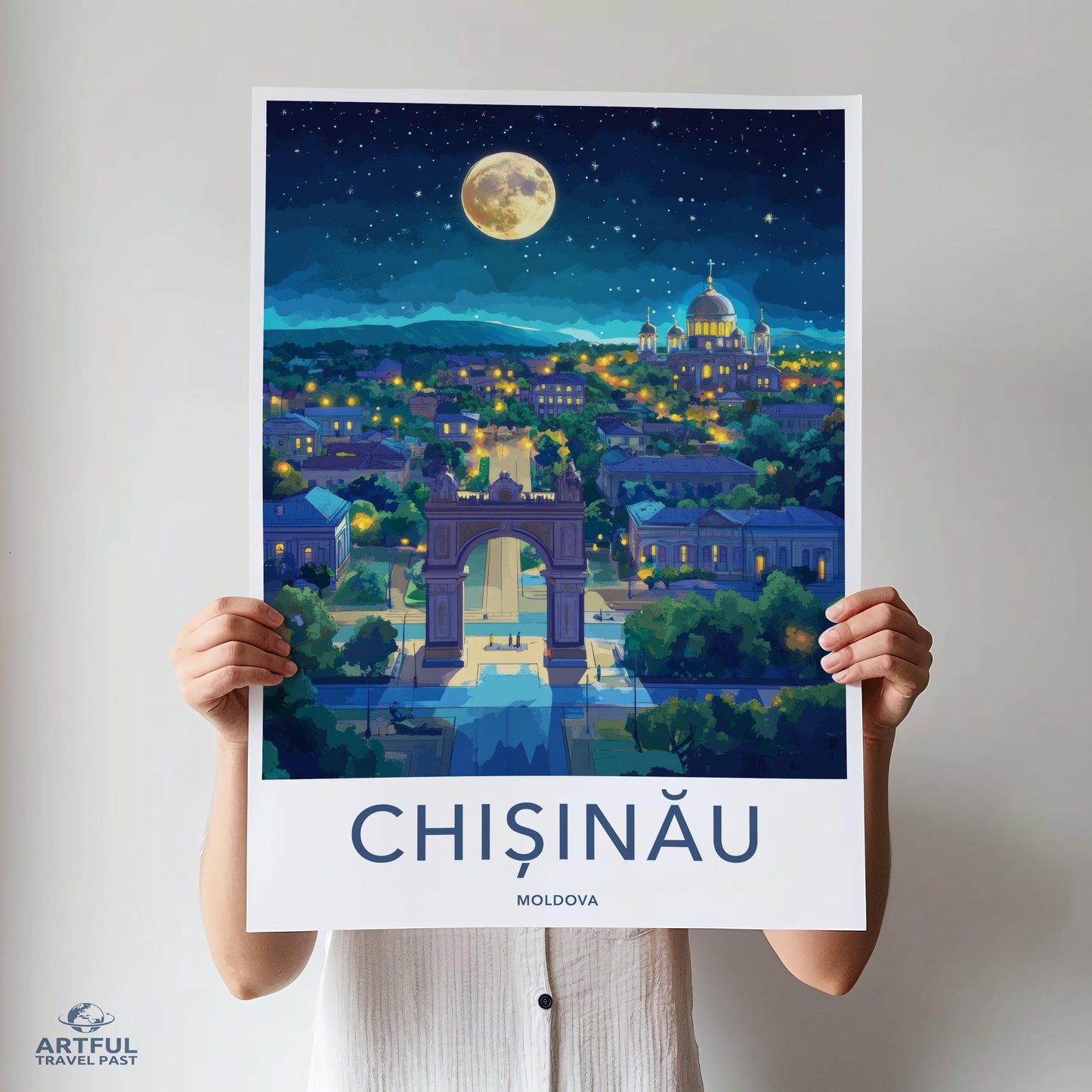 Chisinău Poster - Moldova Wall Art