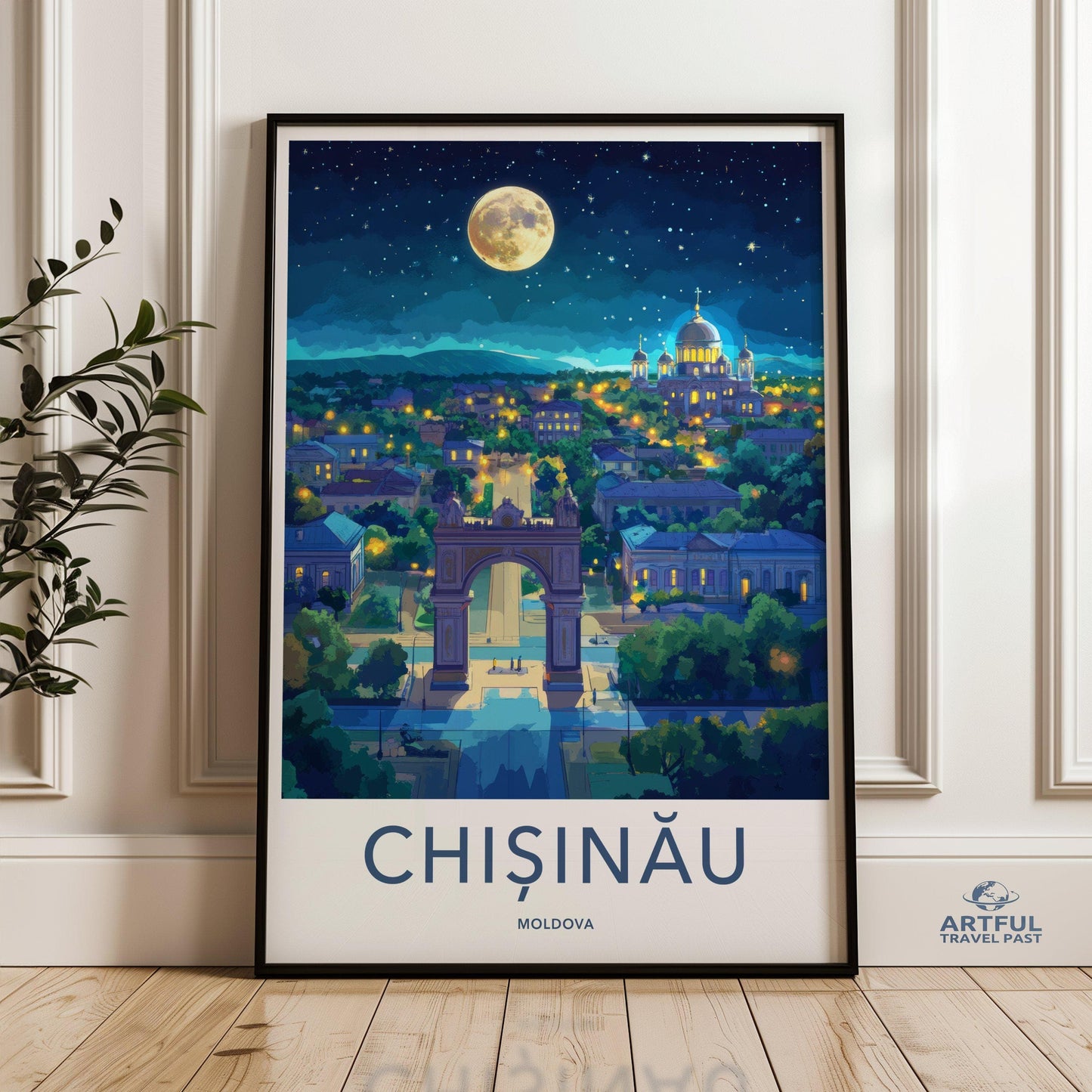 Chisinău Poster - Moldova Wall Art