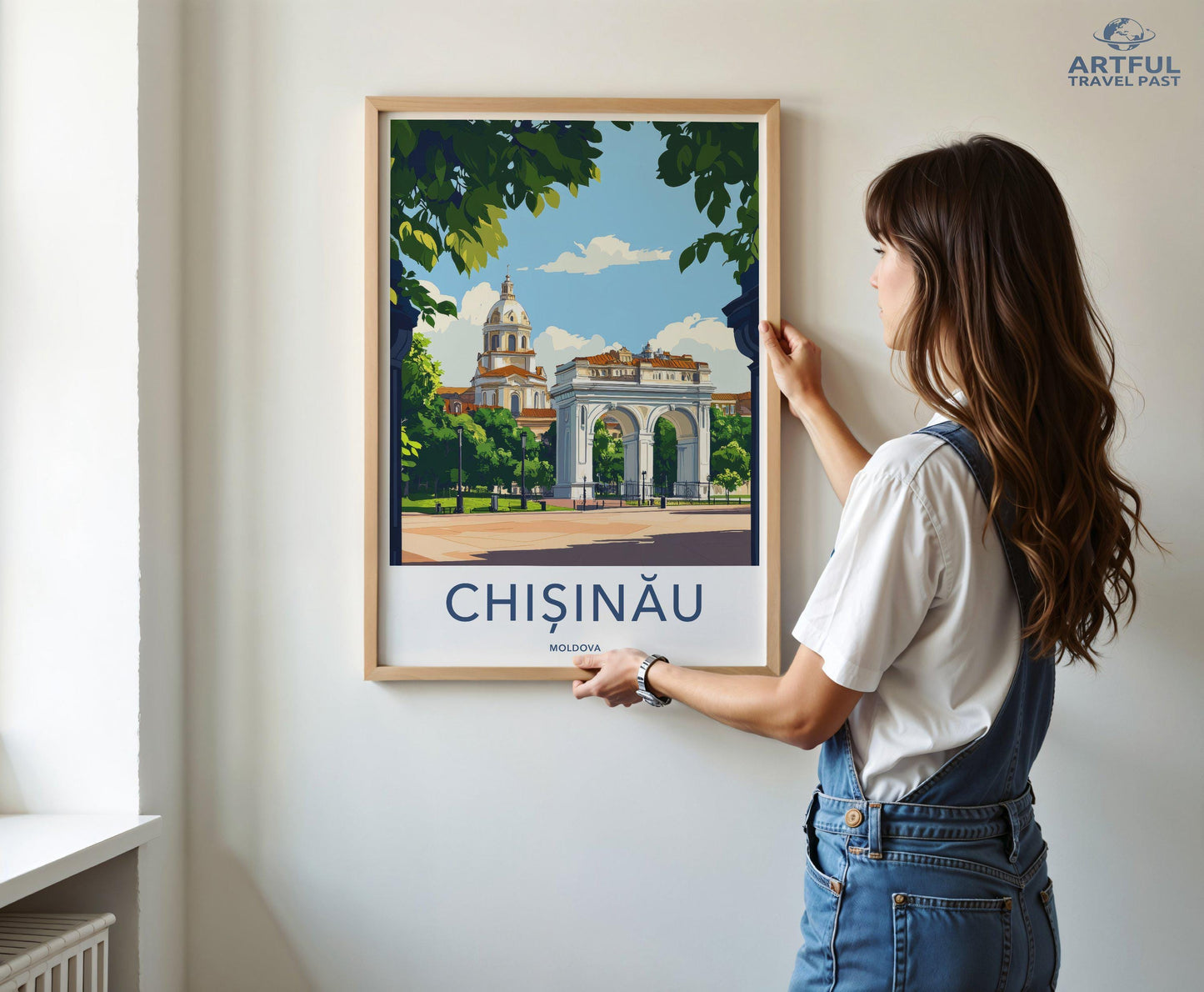Chisinău Poster | Moldova Wall Art | Eastern Europe