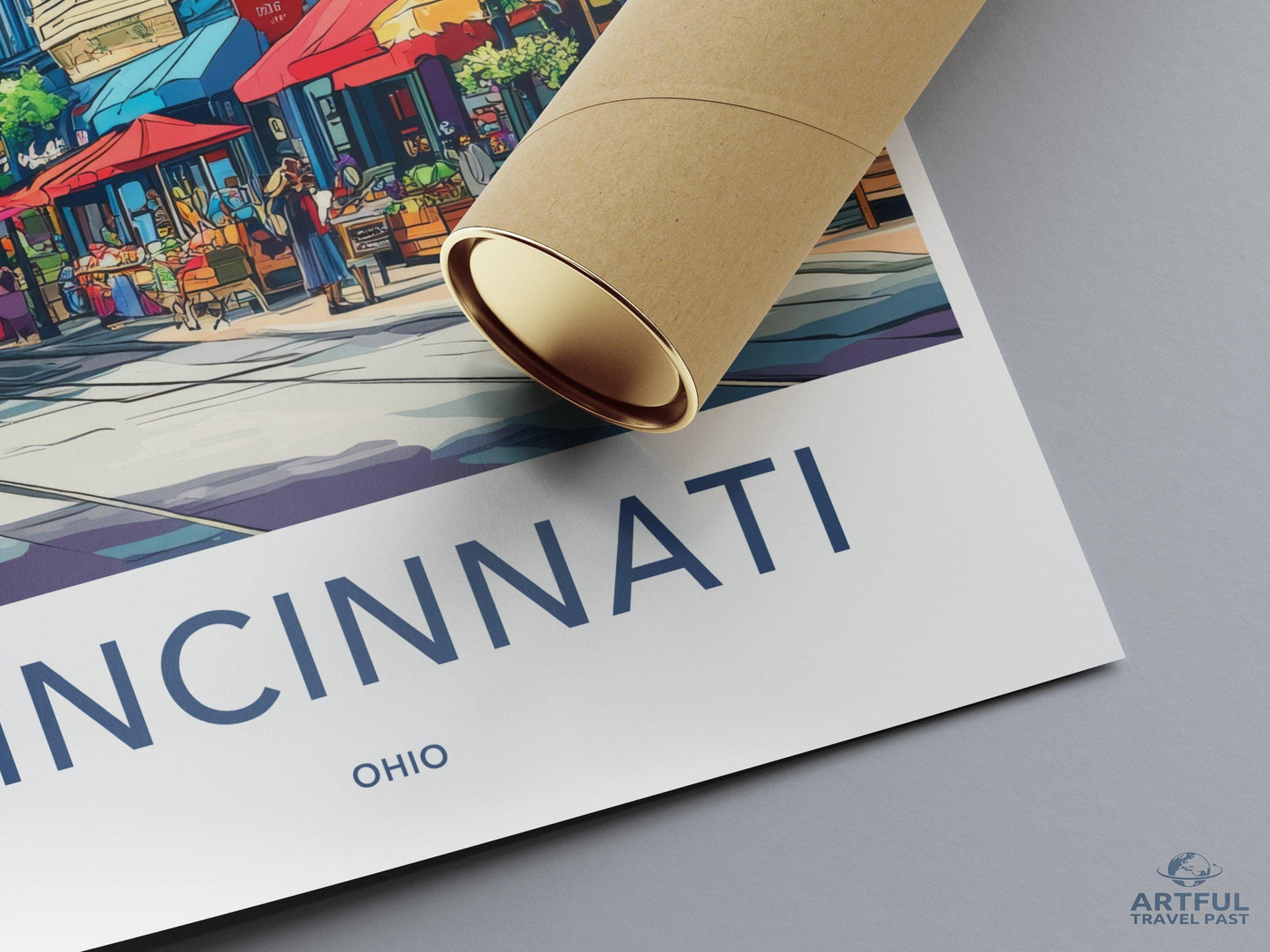 Cincinnati Poster - Ohio Wall Art